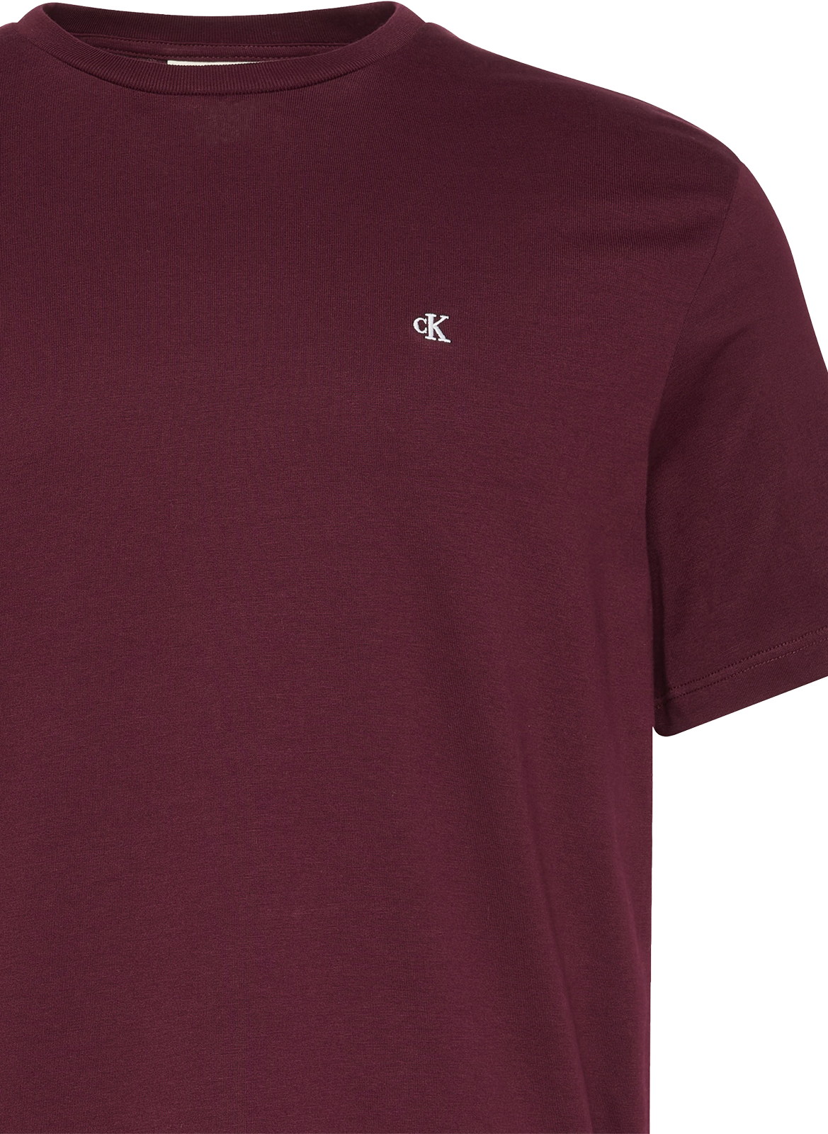 Gerade geschnittenes T-Shirt aus Baumwolle CALVIN KLEIN Rot