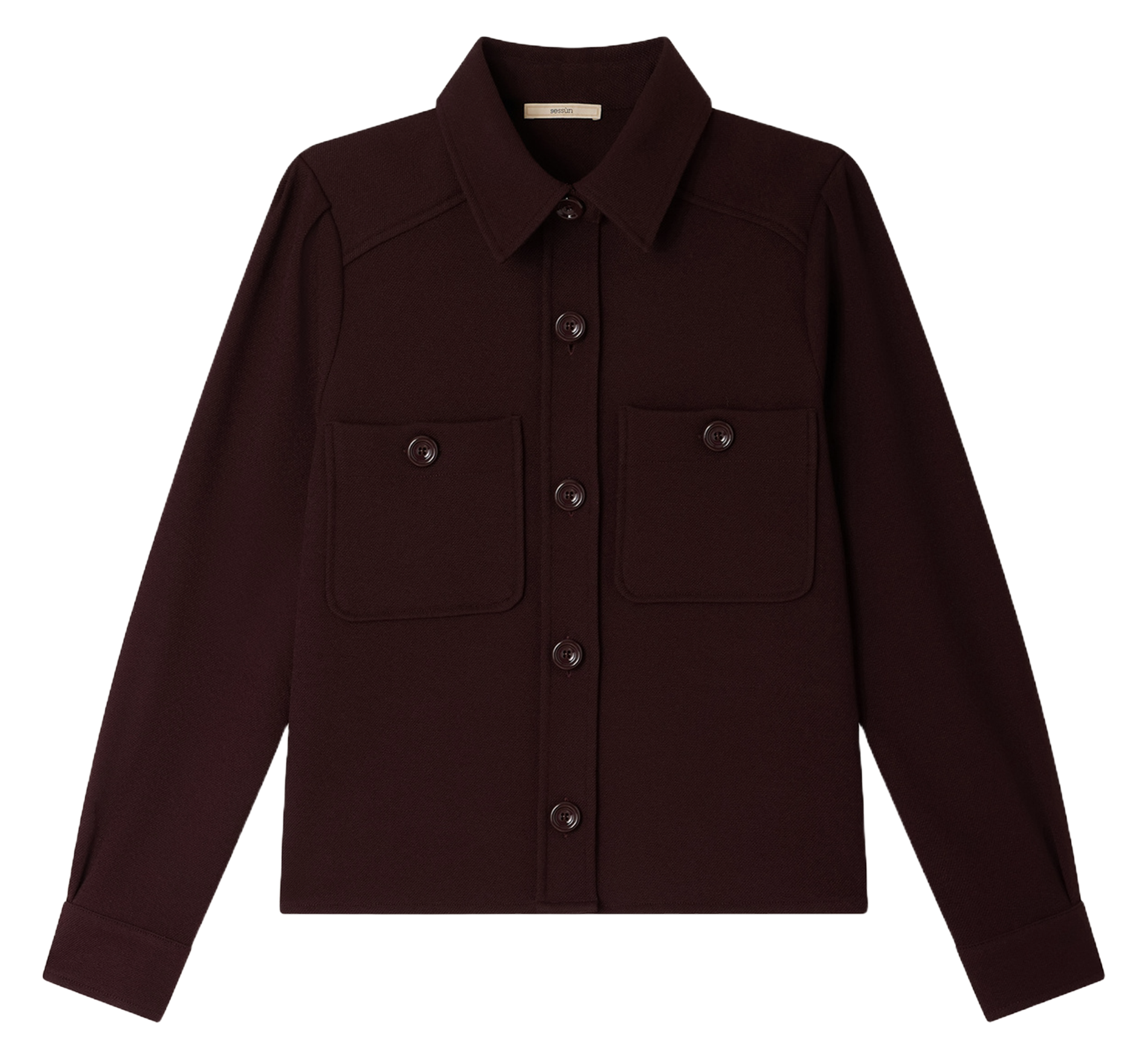 Straight shirt SESSUN Brown