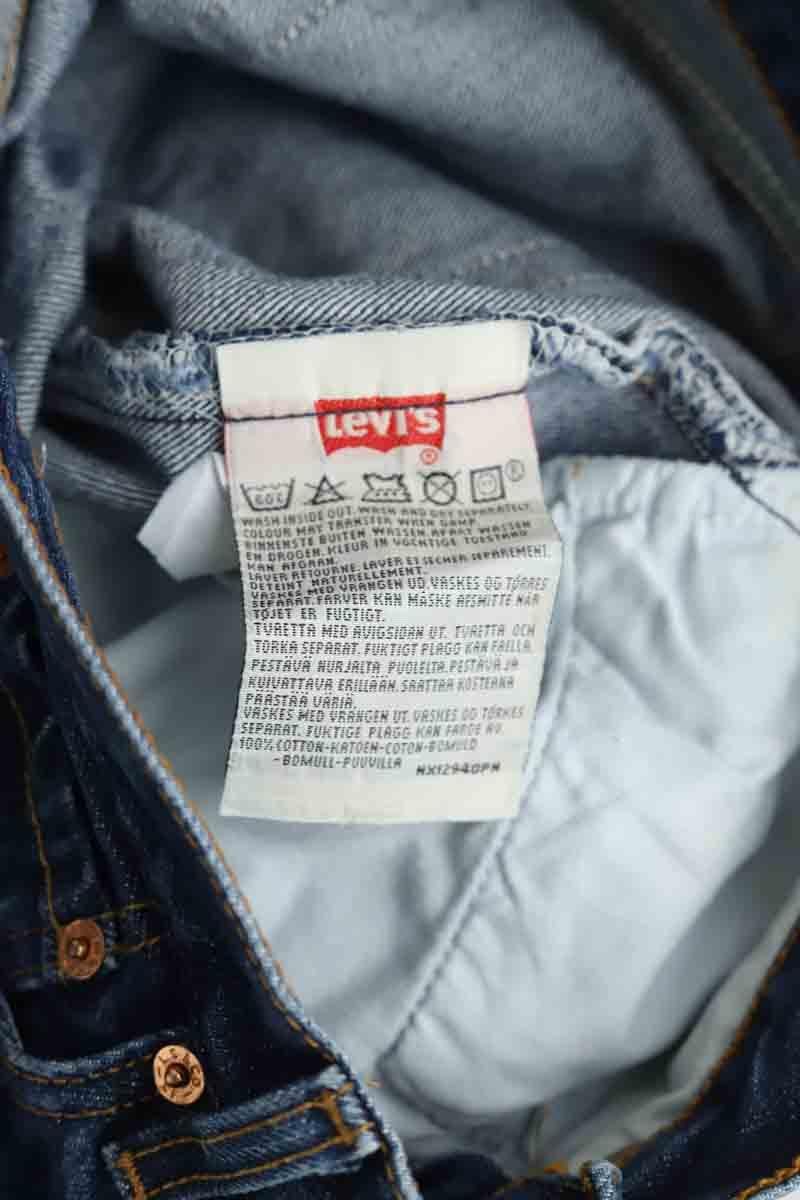 501? straight cotton jeans LEVI'S - Seconde main Blue