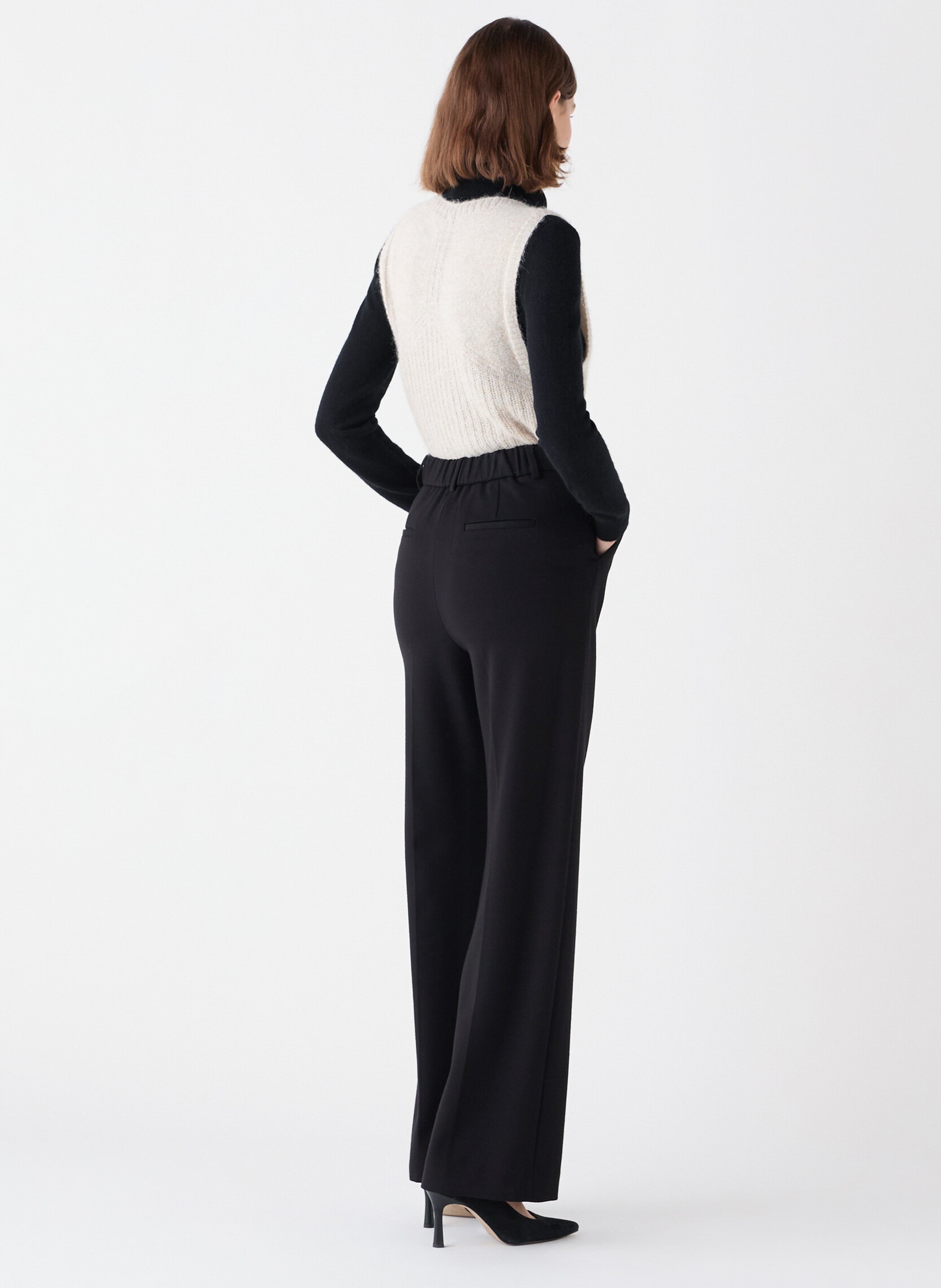 Carrot trousers CAROLL Black