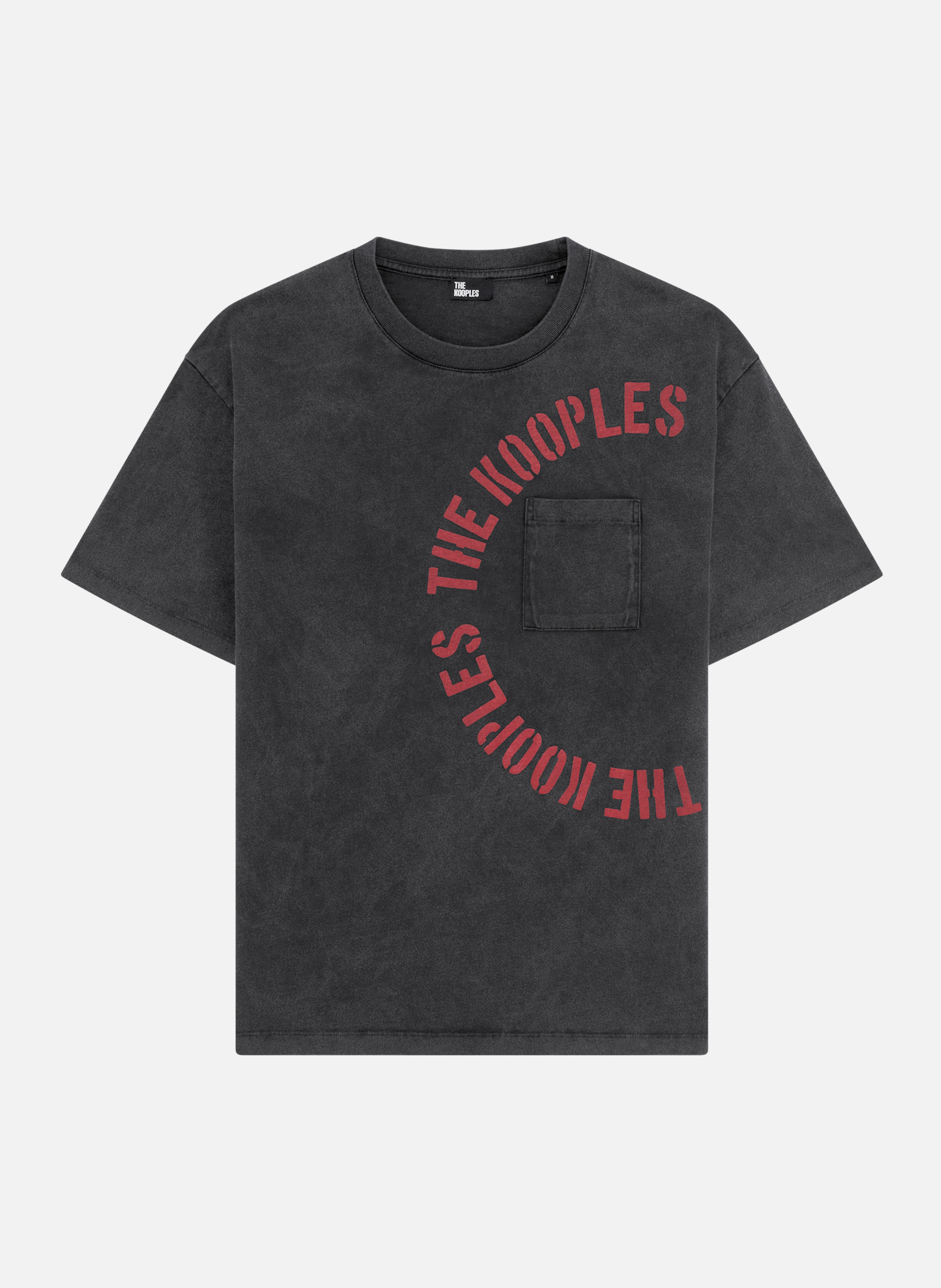 T-shirt with screen printing THE KOOPLES Black