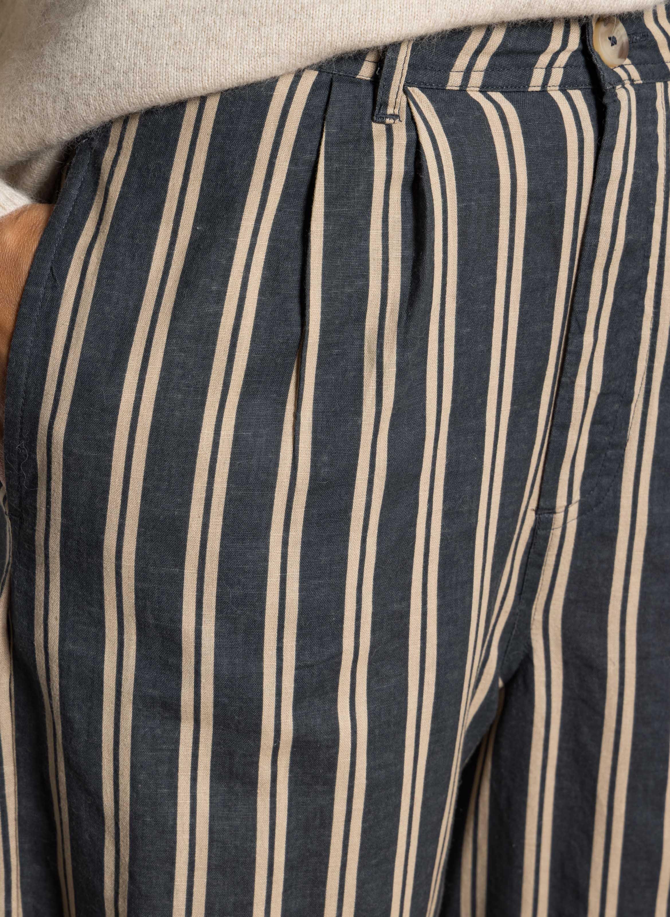 Pantalon large en coton mélangé BILLABONG Noir