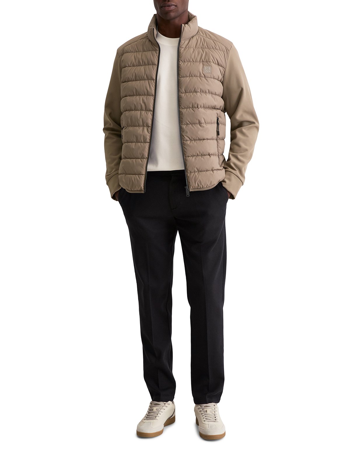 Doudoune droite col montant matelassée MARC O'POLO Marron