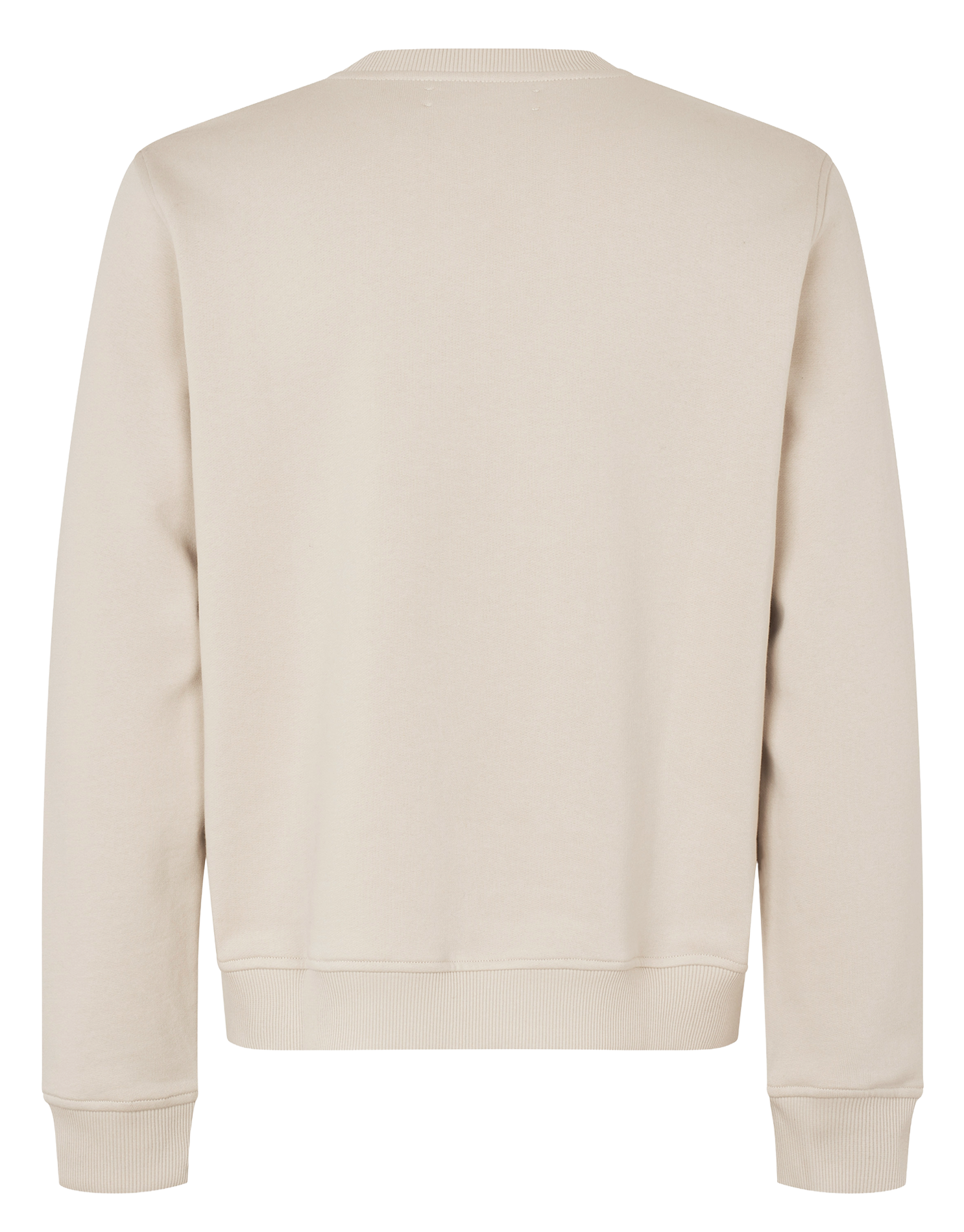 Sudadera de algodón orgánico con cuello redondo SAMSOE SAMSOE Beige