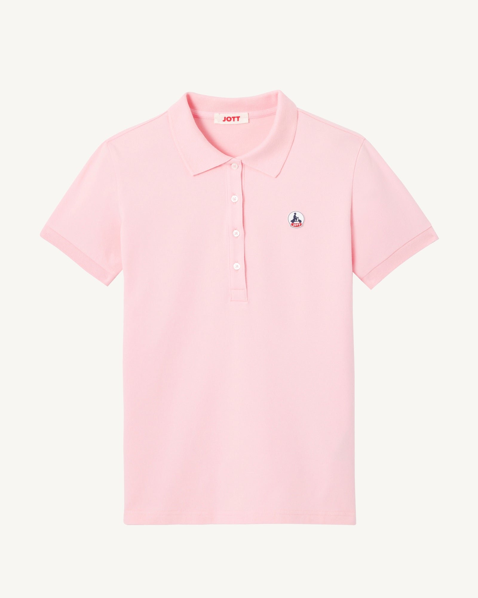 Organic cotton polo JOTT Pink