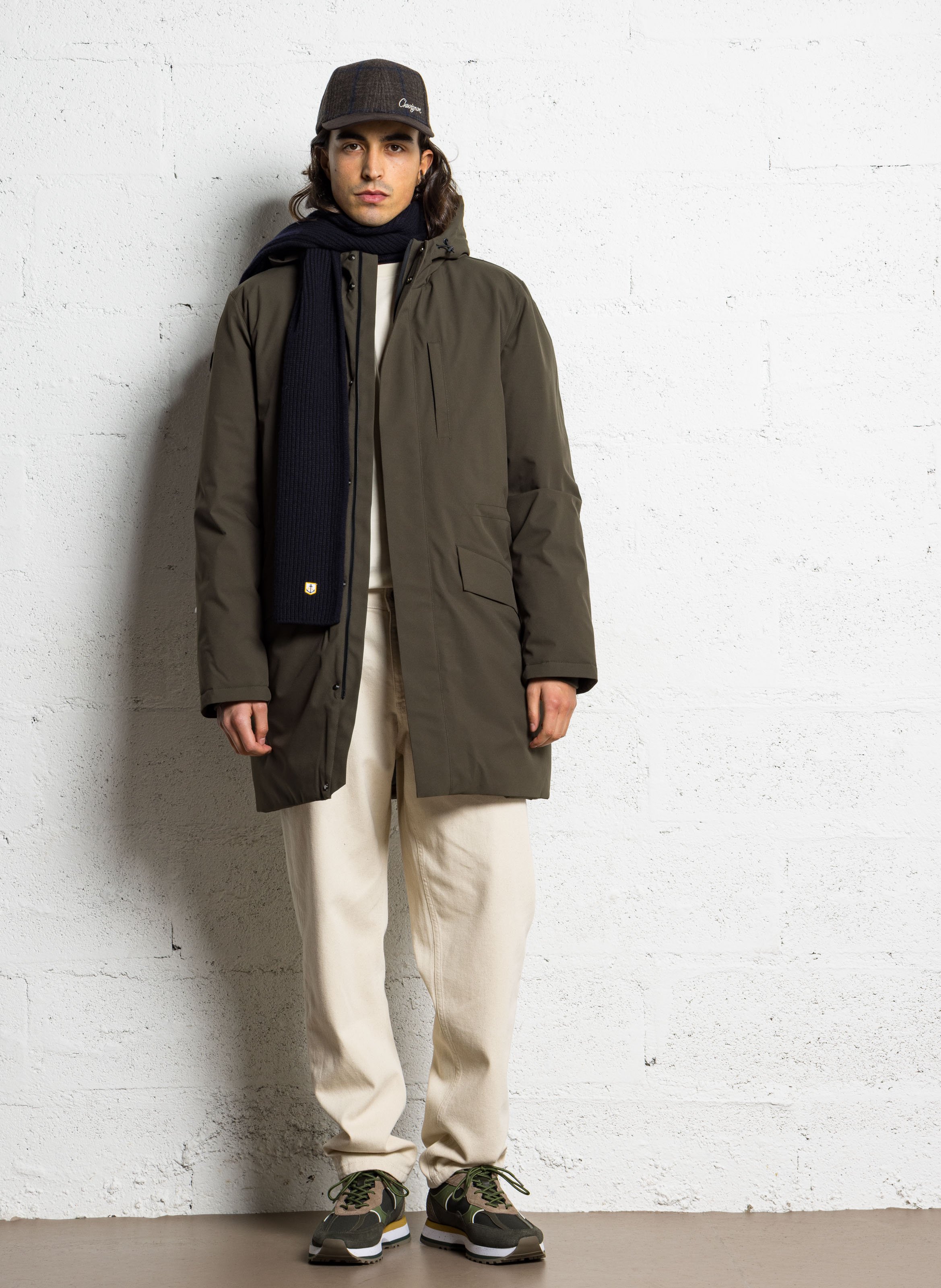 Plain low-top sneakers PAUL SMITH Khaki