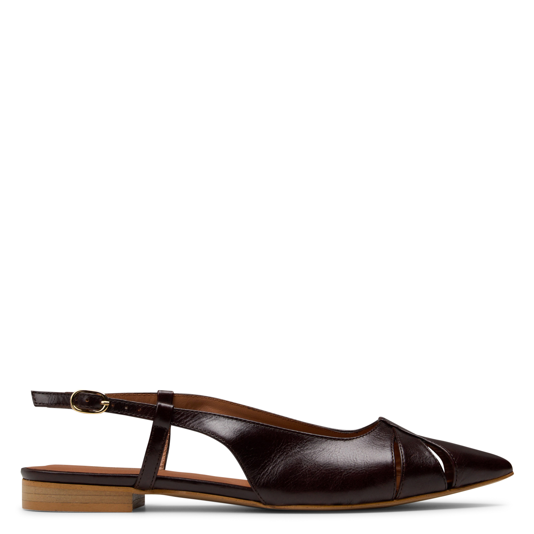 Leren sandalen MAISON 123 Bruin