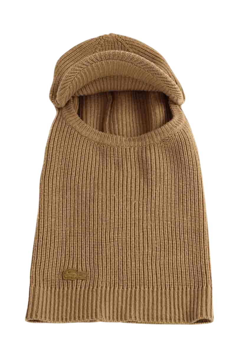Casquette cagoule LACOSTE - SECONDE MAIN Brown