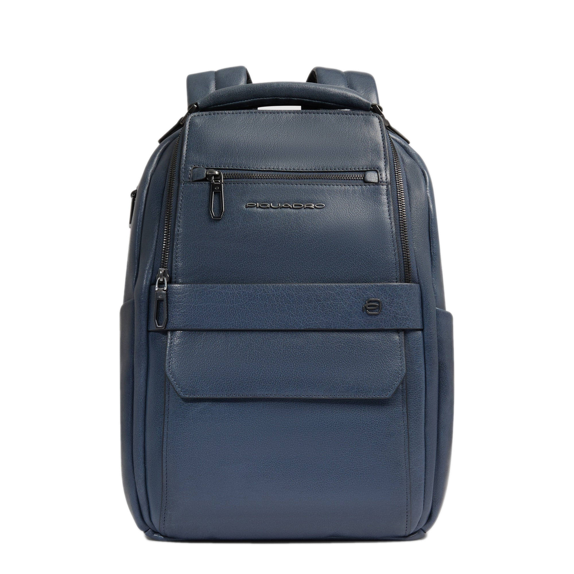 Personalized 13" laptop backpack for men PIQUADRO Grey