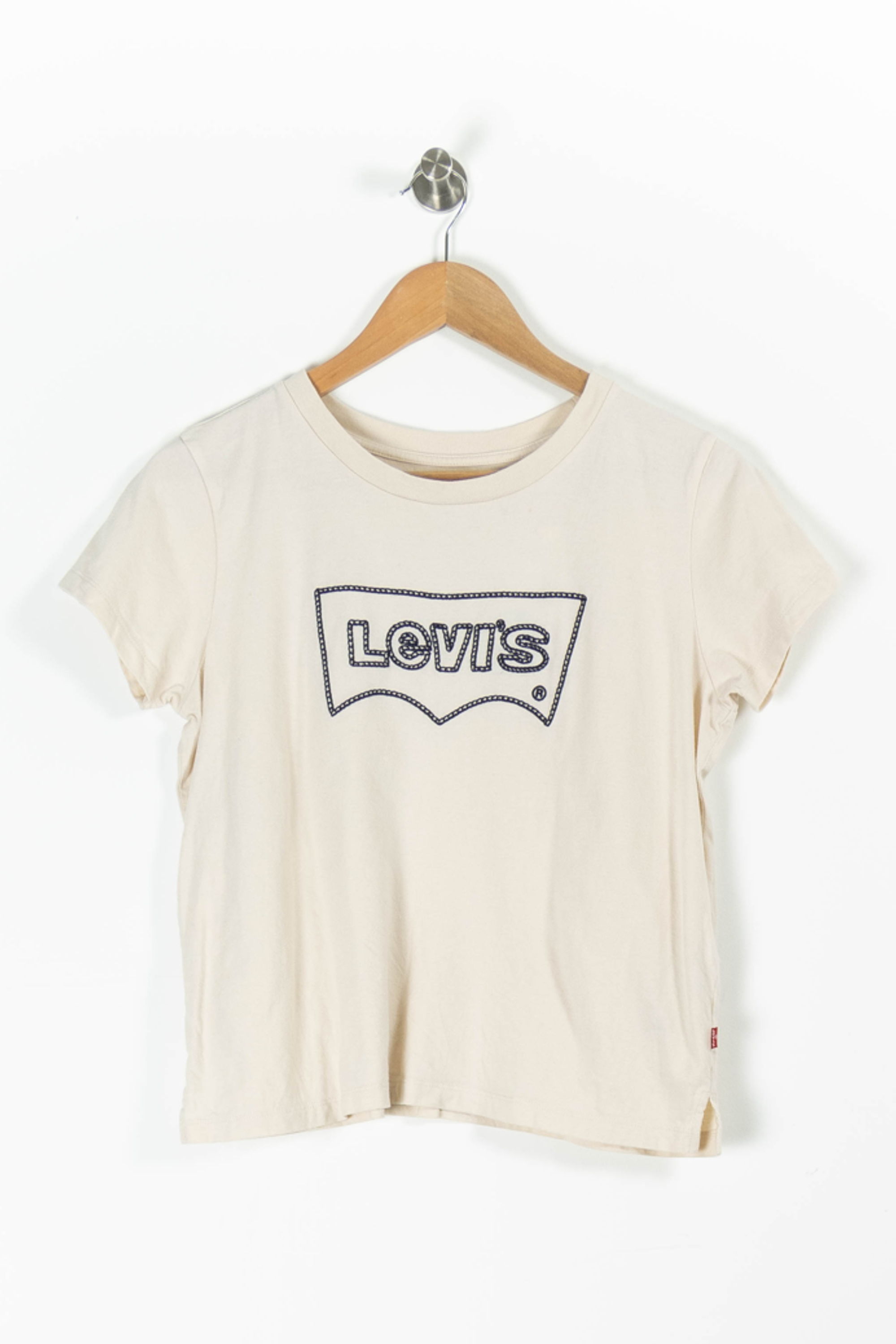 Tommy Badge T-shirt LEVI'S - Seconde main Beige