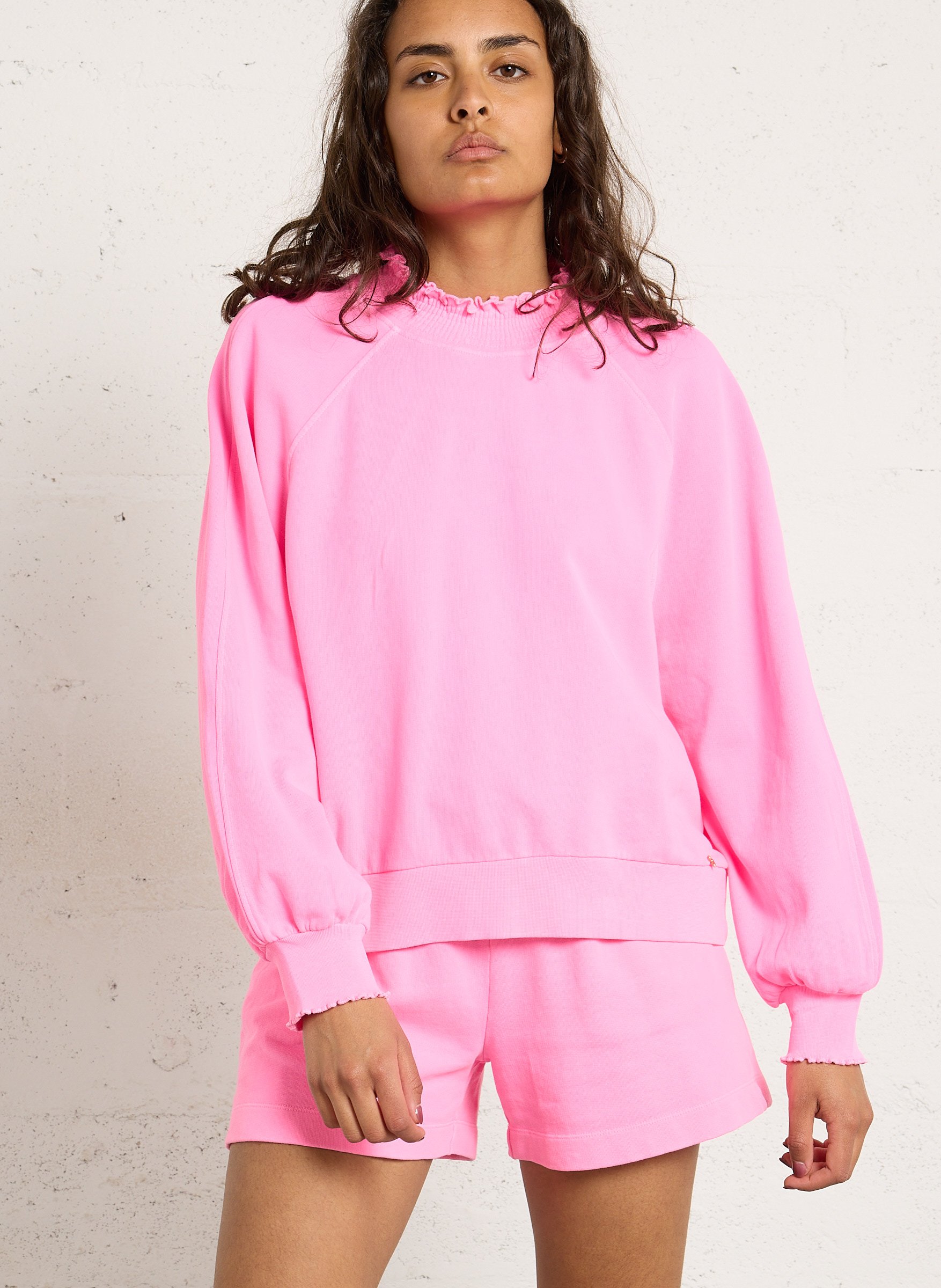 Schlupf-Pullover aus Baumwolle DES PETITS HAUTS Rosa