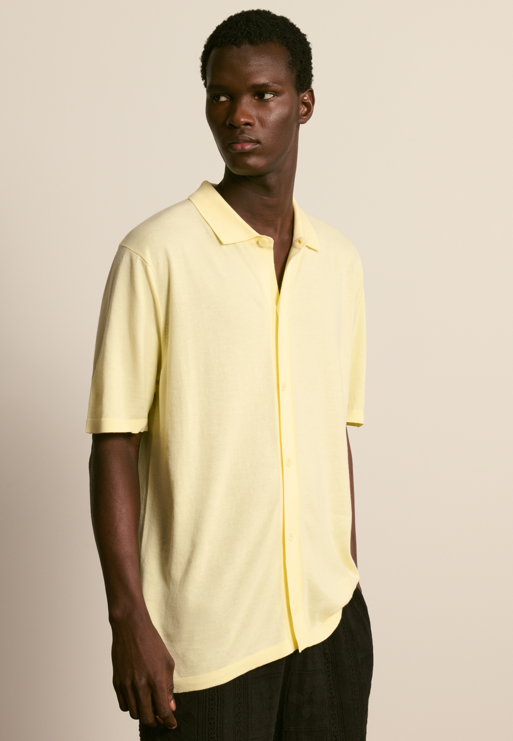 Chemise manches courtes en coton MAISON MONTAGUT