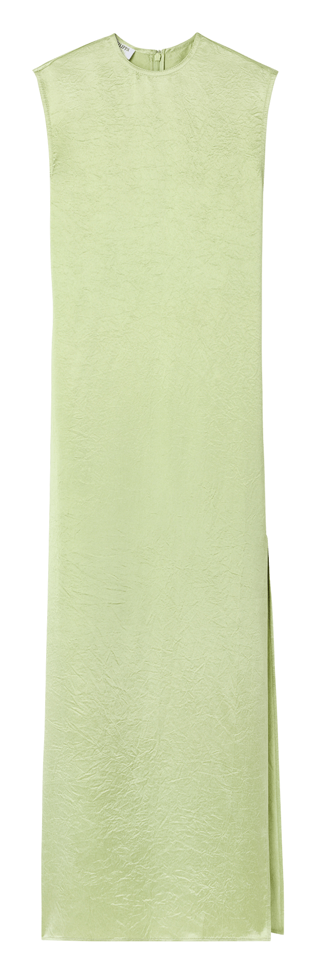 Vestido largo recto liso FILIPPA K Verde