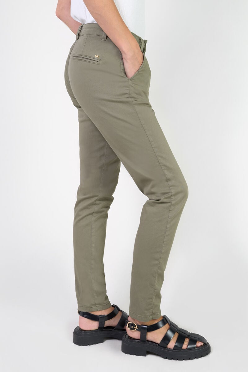 Chino pants LE TEMPS DES CERISES Khaki