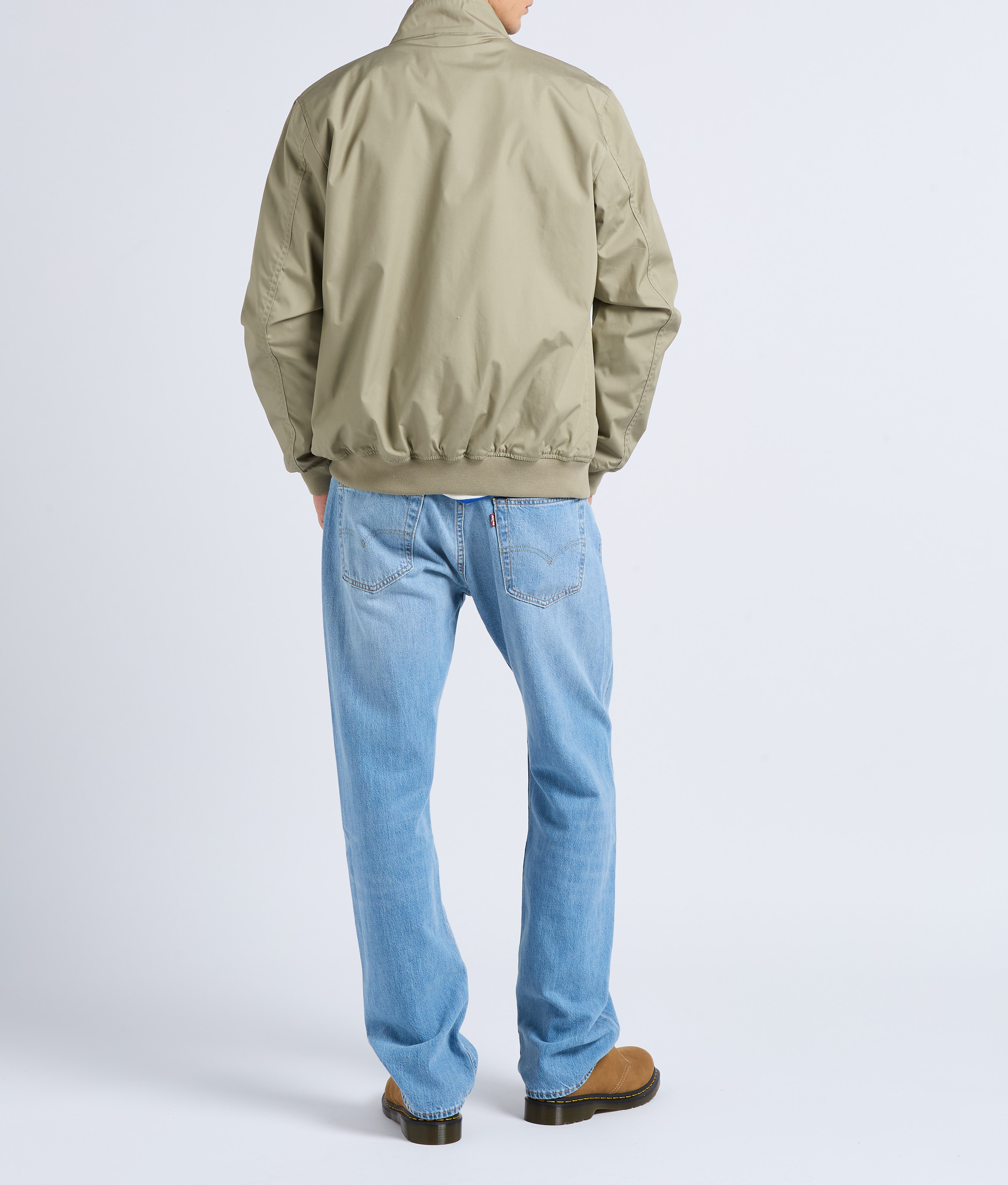 Blouson mit Stehkragen, Regular Fit SCHOTT Khaki
