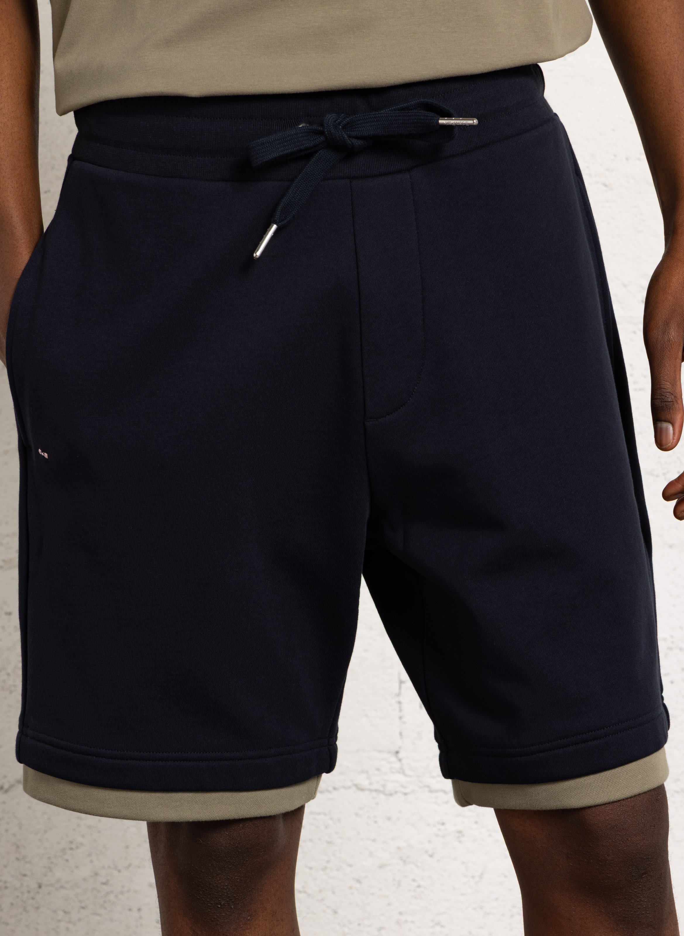 Straight cotton shorts EDEN PARK Beige