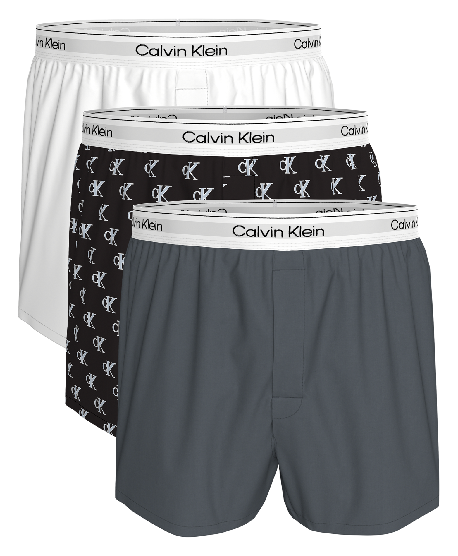 3er-Pack Boxershorts aus Baumwoll-Mix CALVIN KLEIN UNDERWEAR