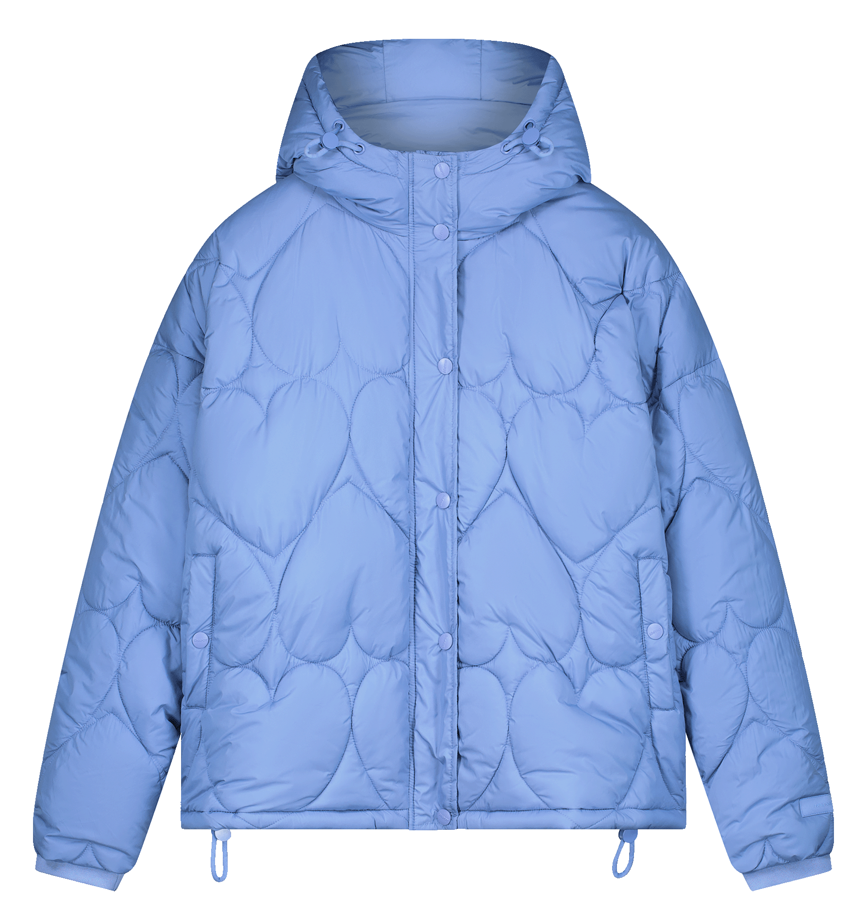 Gewatteerd jasje met opstaande kraag FABIENNE CHAPOT Blauw