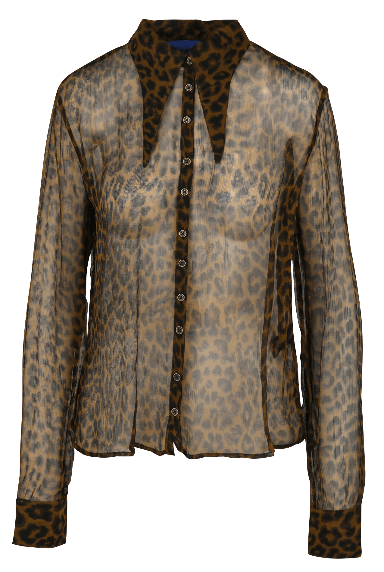 Sheer straight shirt MES DEMOISELLES Multicolored