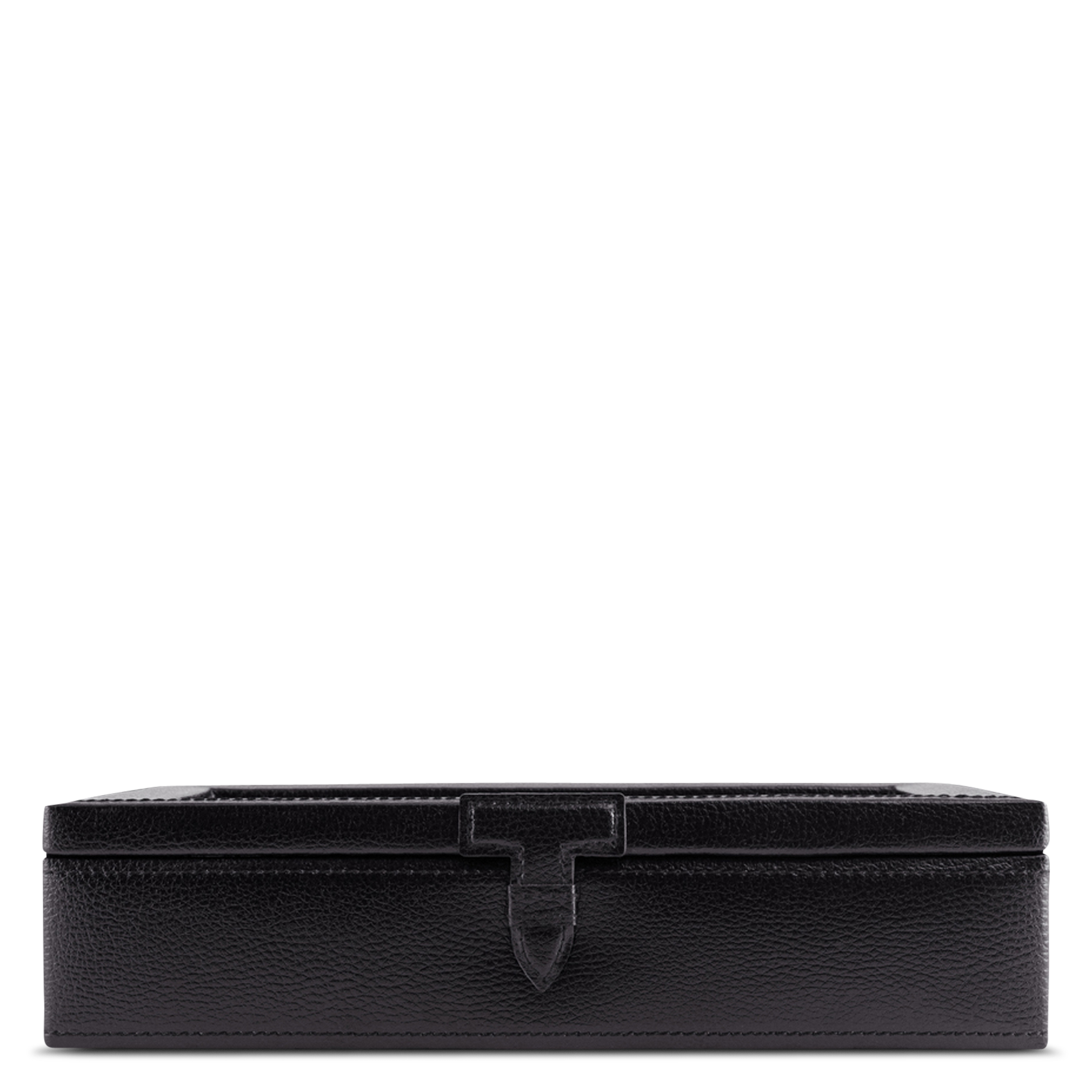 Leather jewelry box LE TANNEUR Black