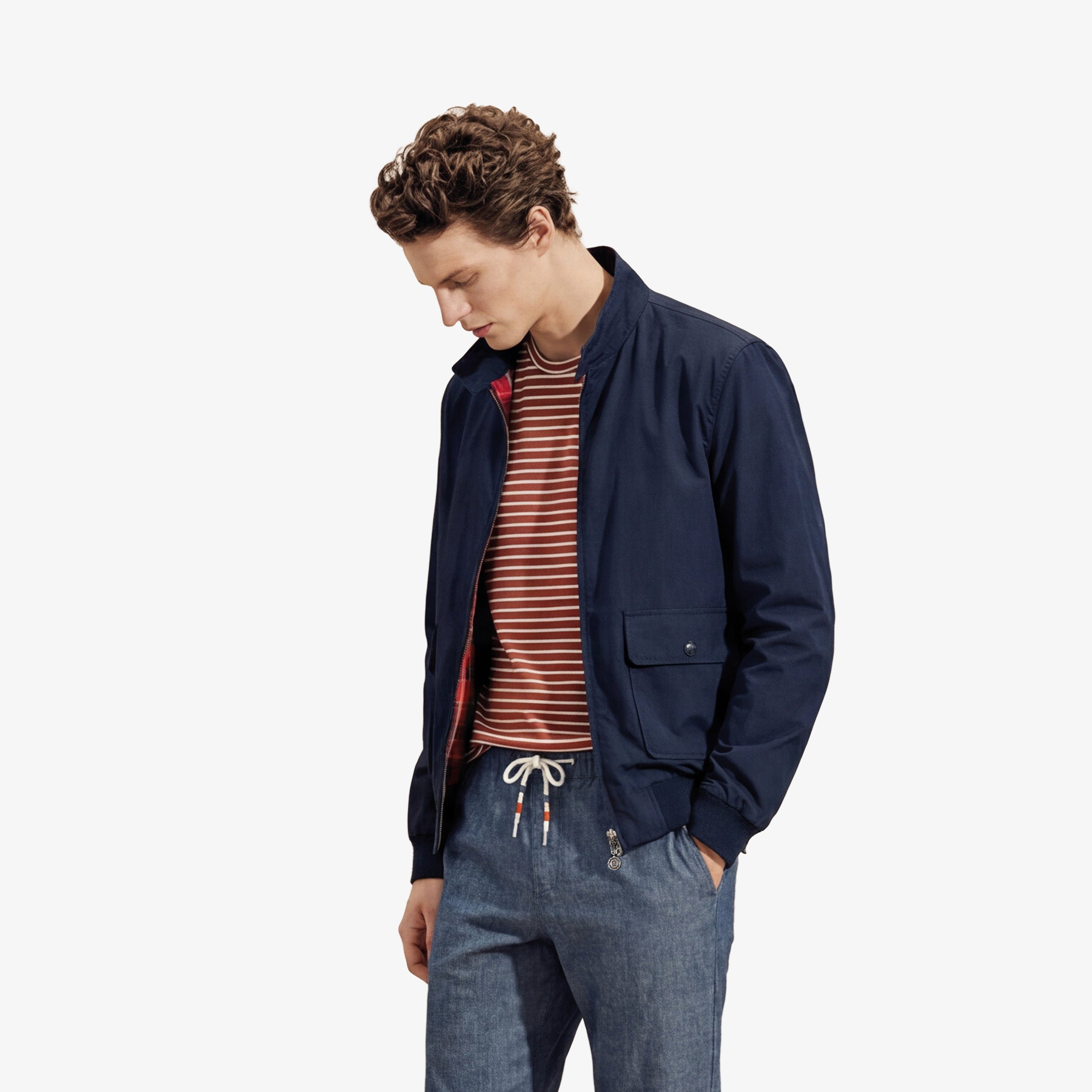 Blouson imperméable SERGE BLANCO Bleu