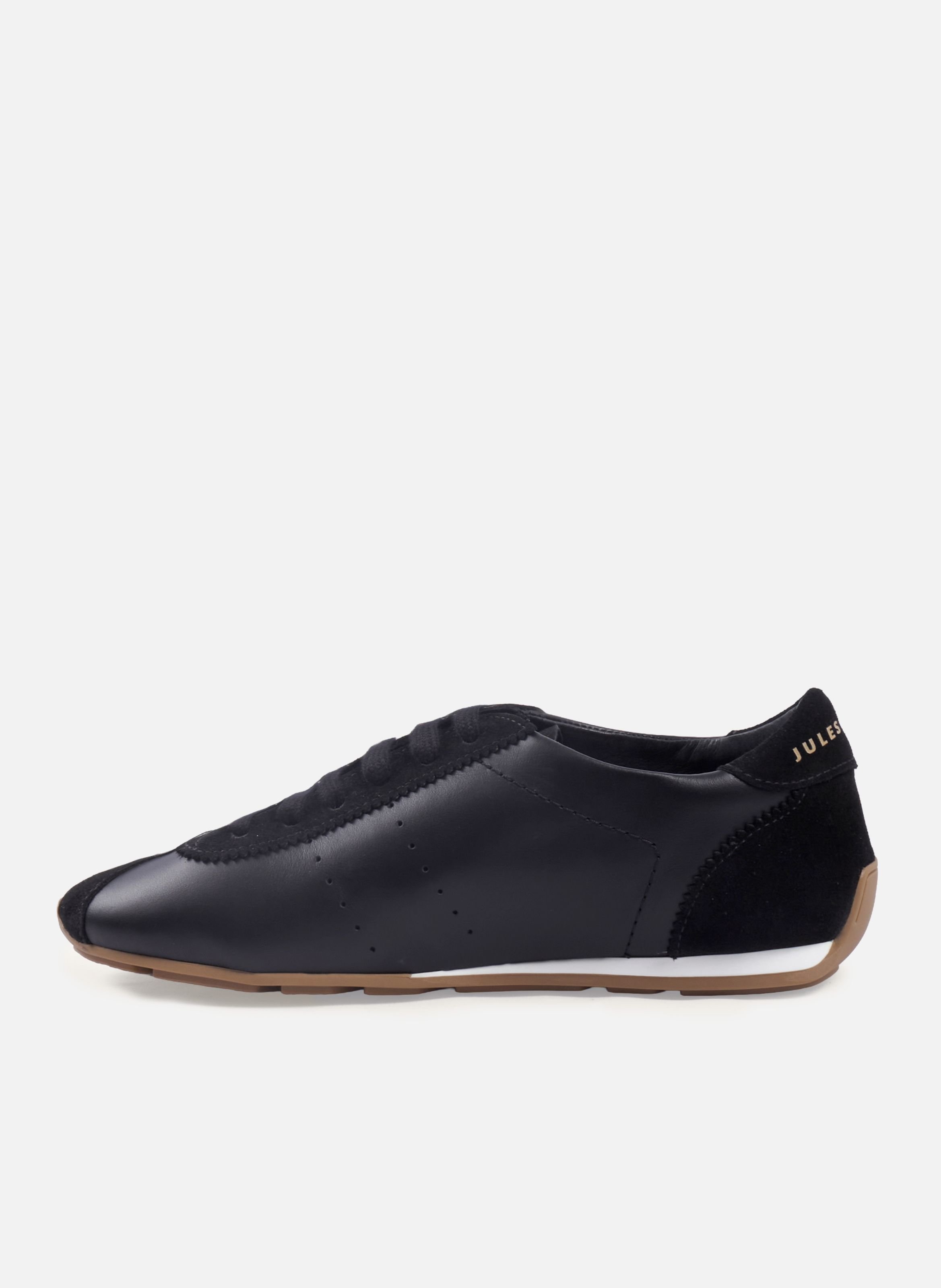 Flat sneakers Sofia leather JULES & JENN Black