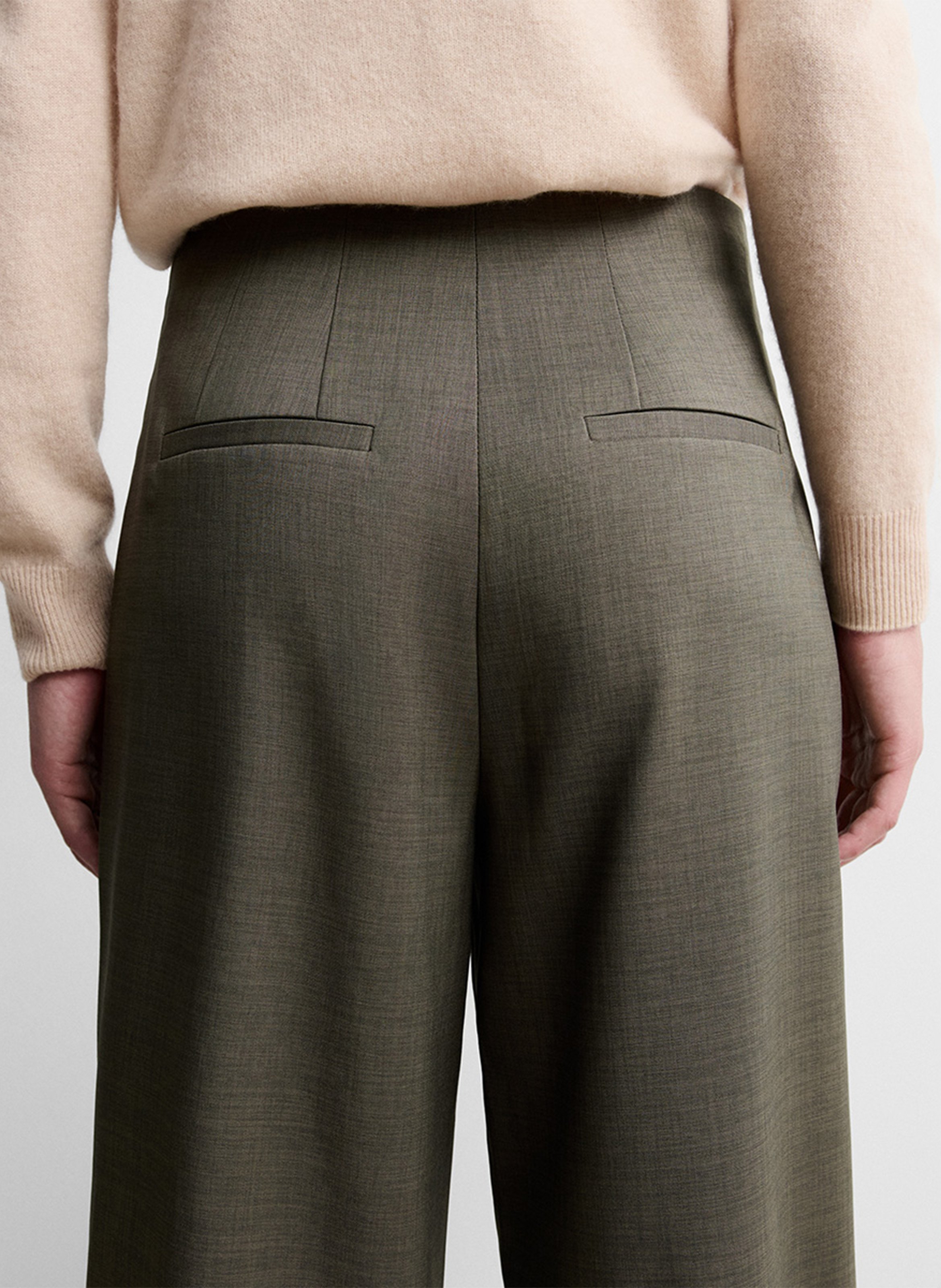 Weite Taillenhose SIMORRA Khaki