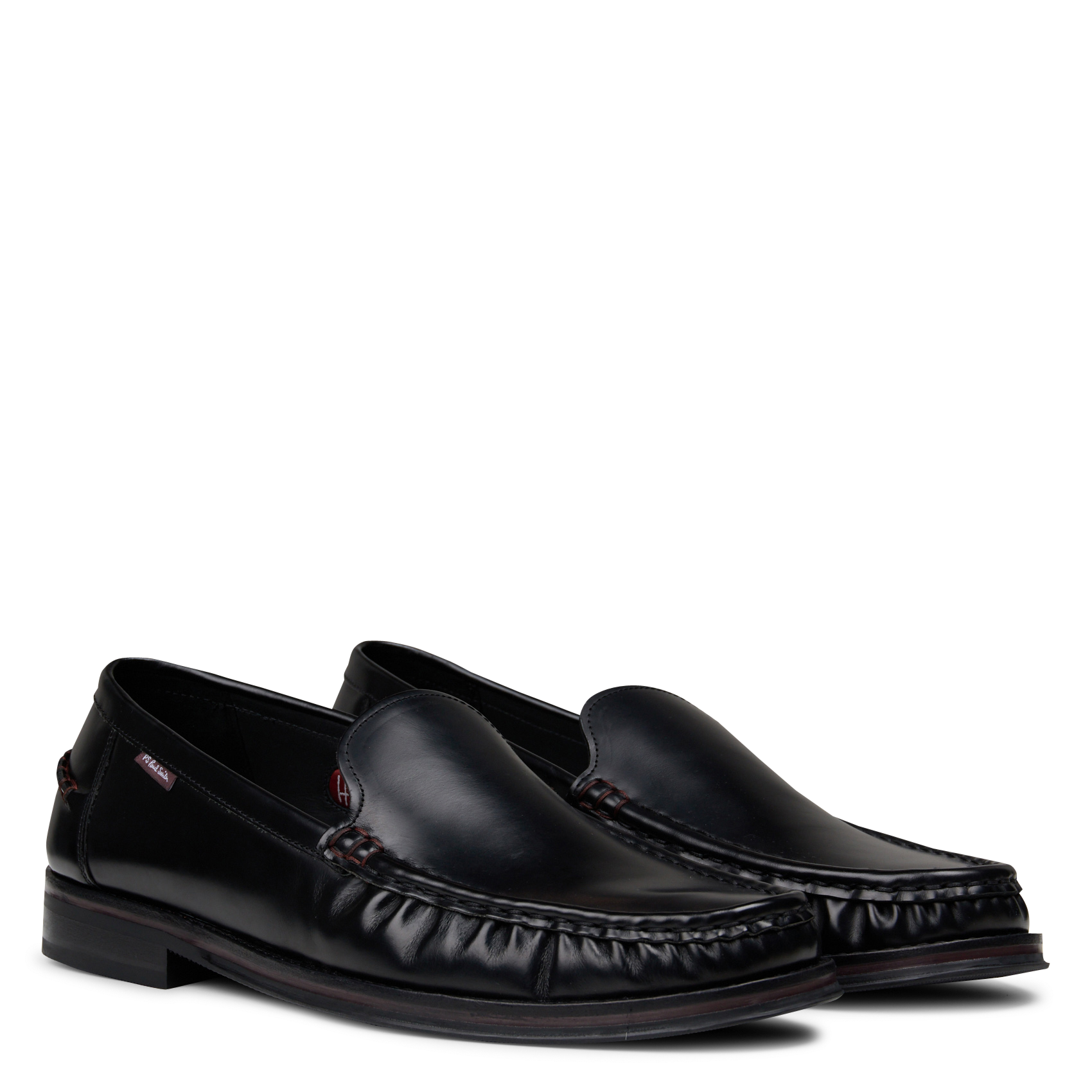 Mocassins van glad leer PAUL SMITH Zwart