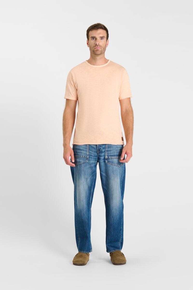 Tee-shirt col rond LE TEMPS DES CERISES Orange