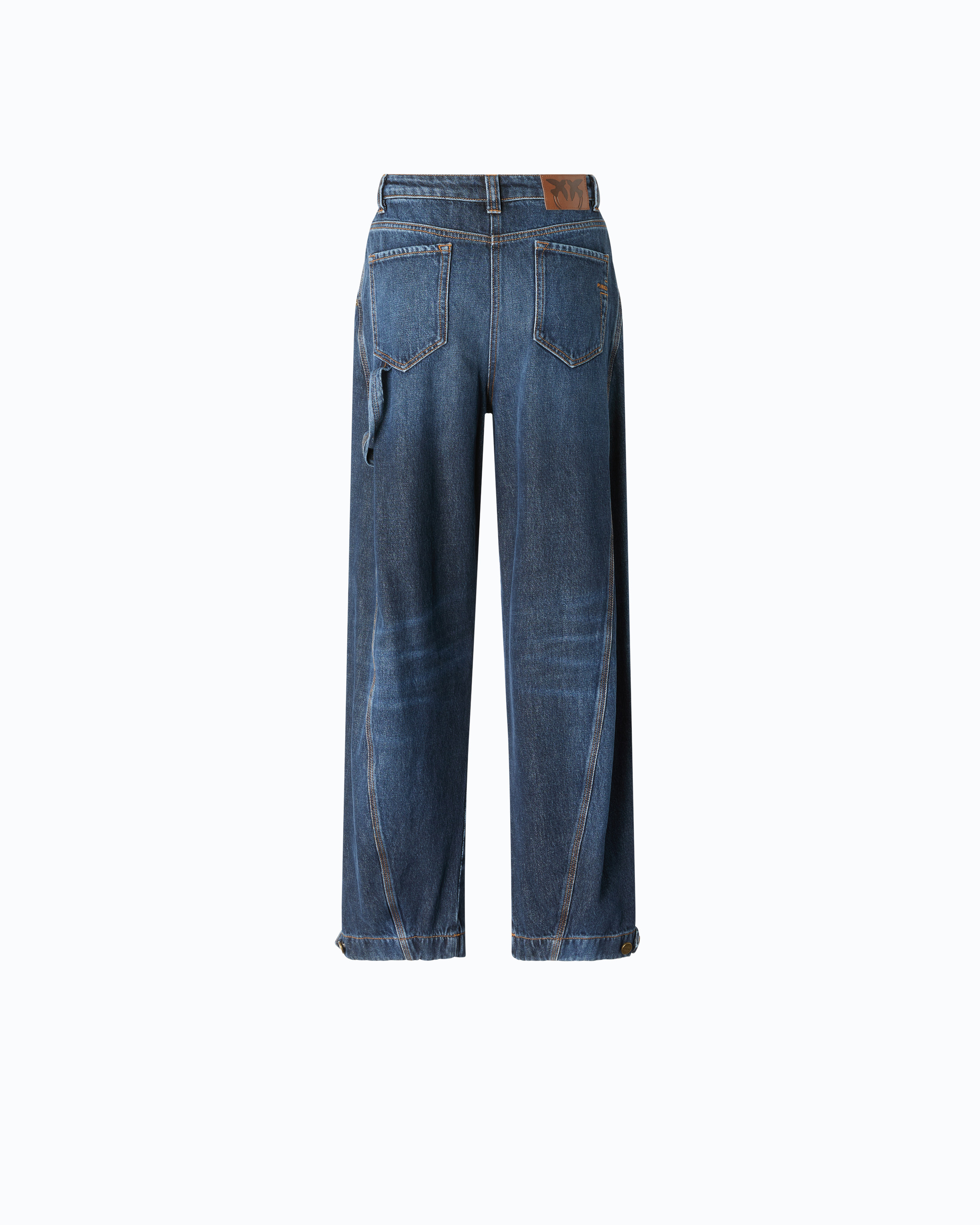 Jean straight-fit avec passant workwear PINKO Bleu