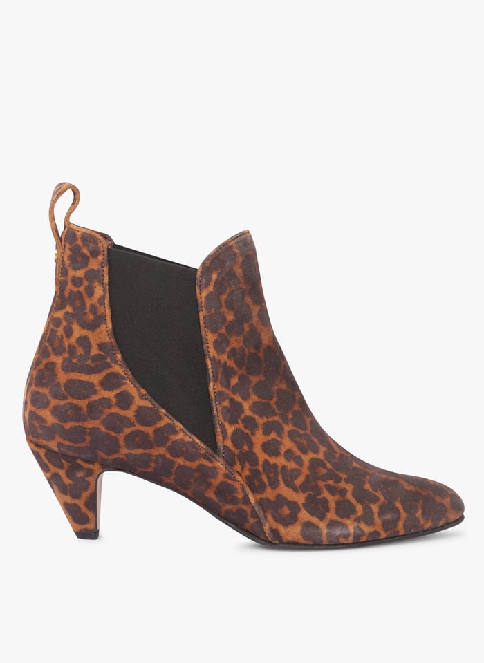 Leopard suede boots deals