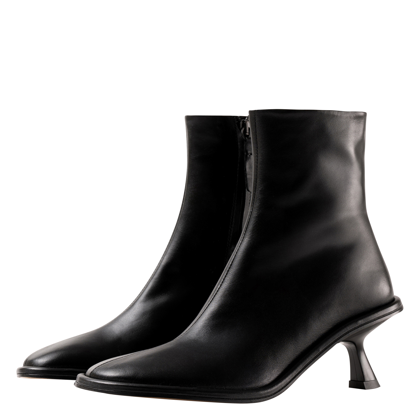 Bottines à talons en cuir  SOULIER MARTINEZ Noir