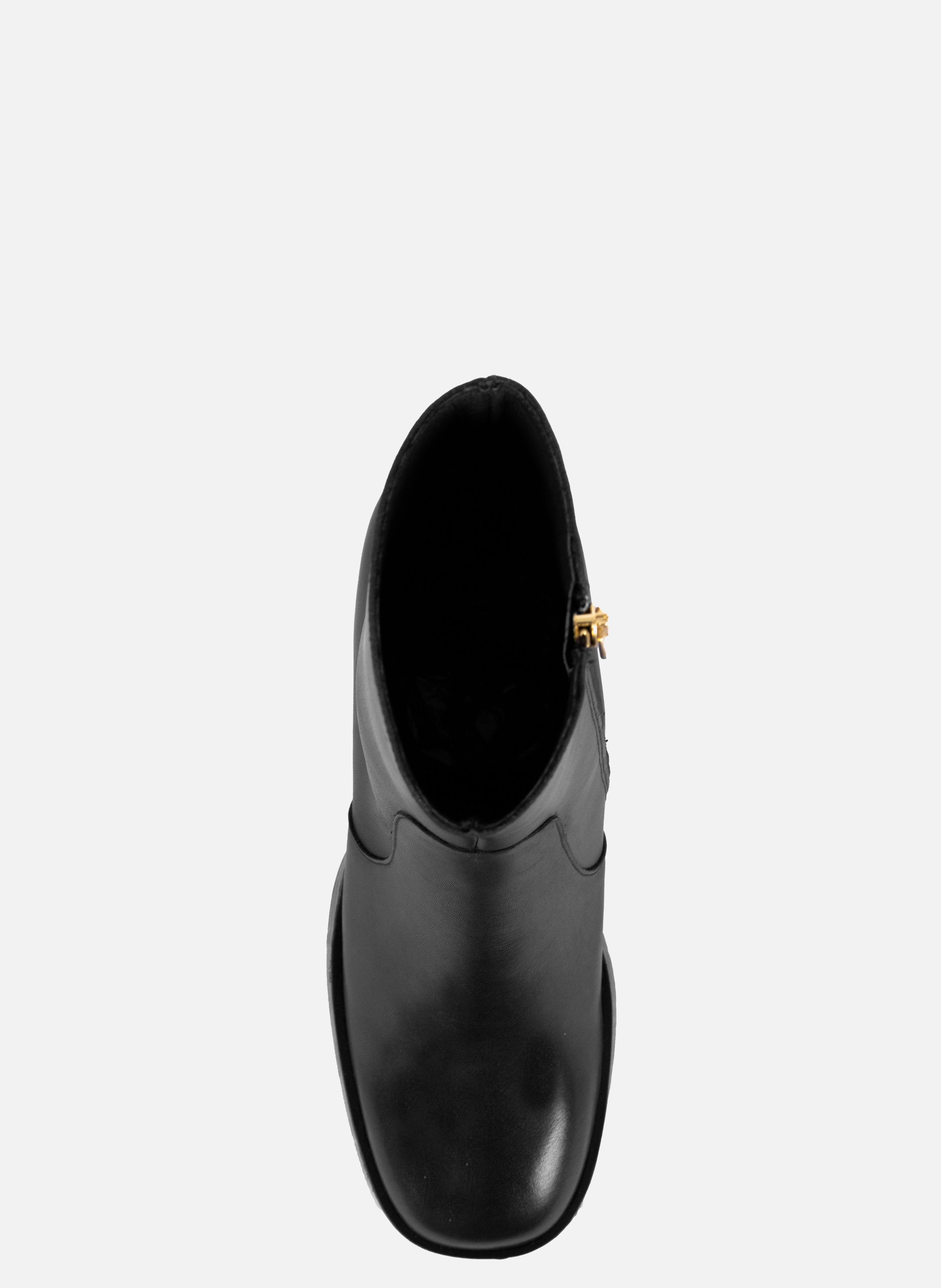 Platform leather ankle boots JULES & JENN Black