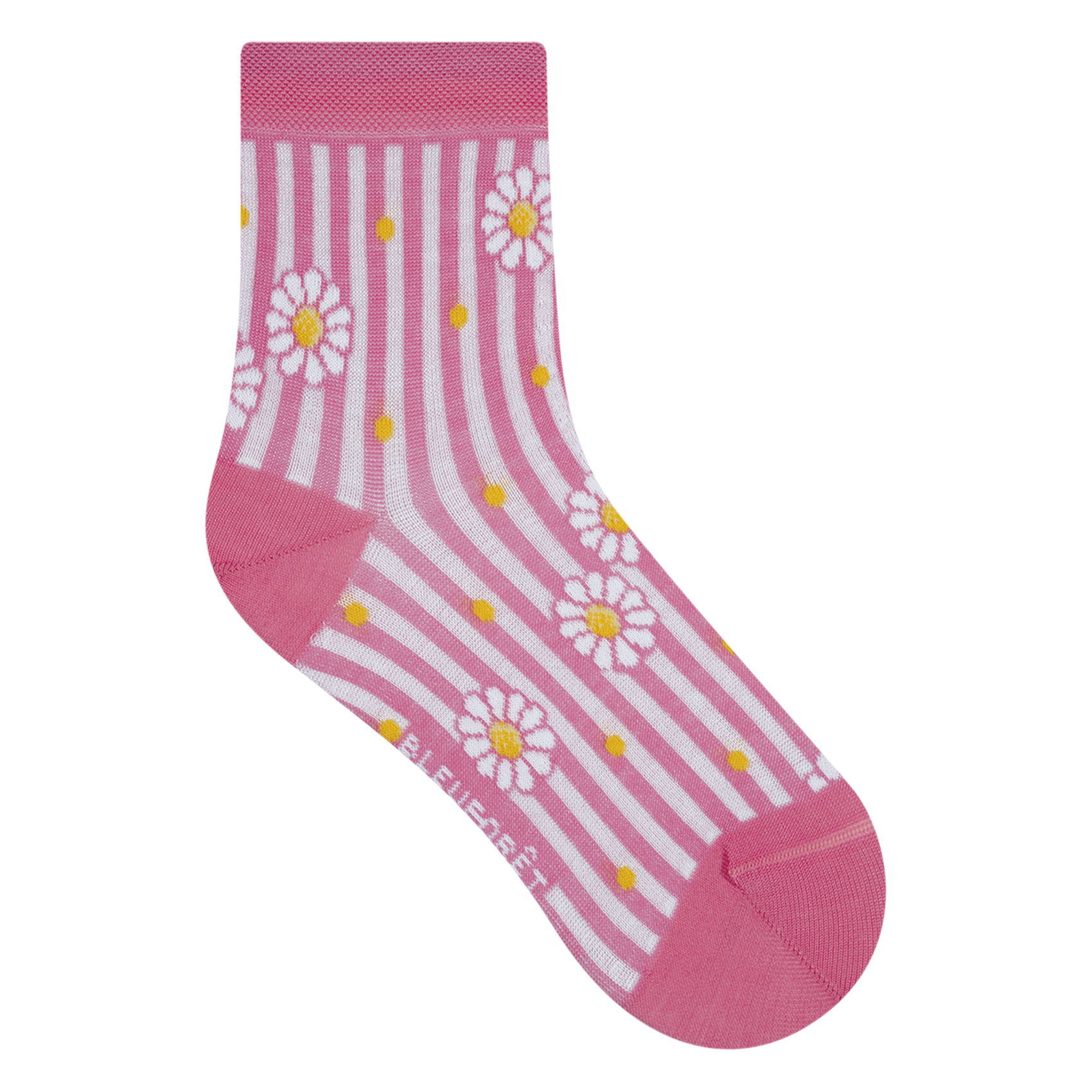Printed cotton-blend socks BLEUFORET Pink