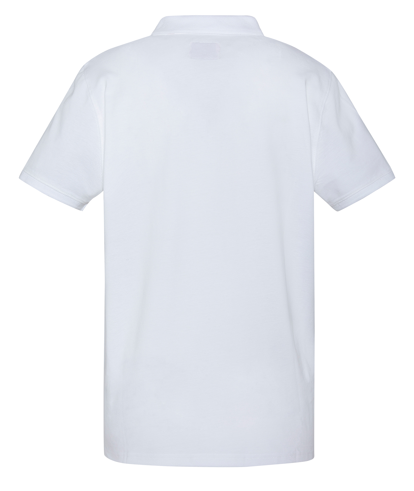 Polo droit en coton SCHOTT Blanc
