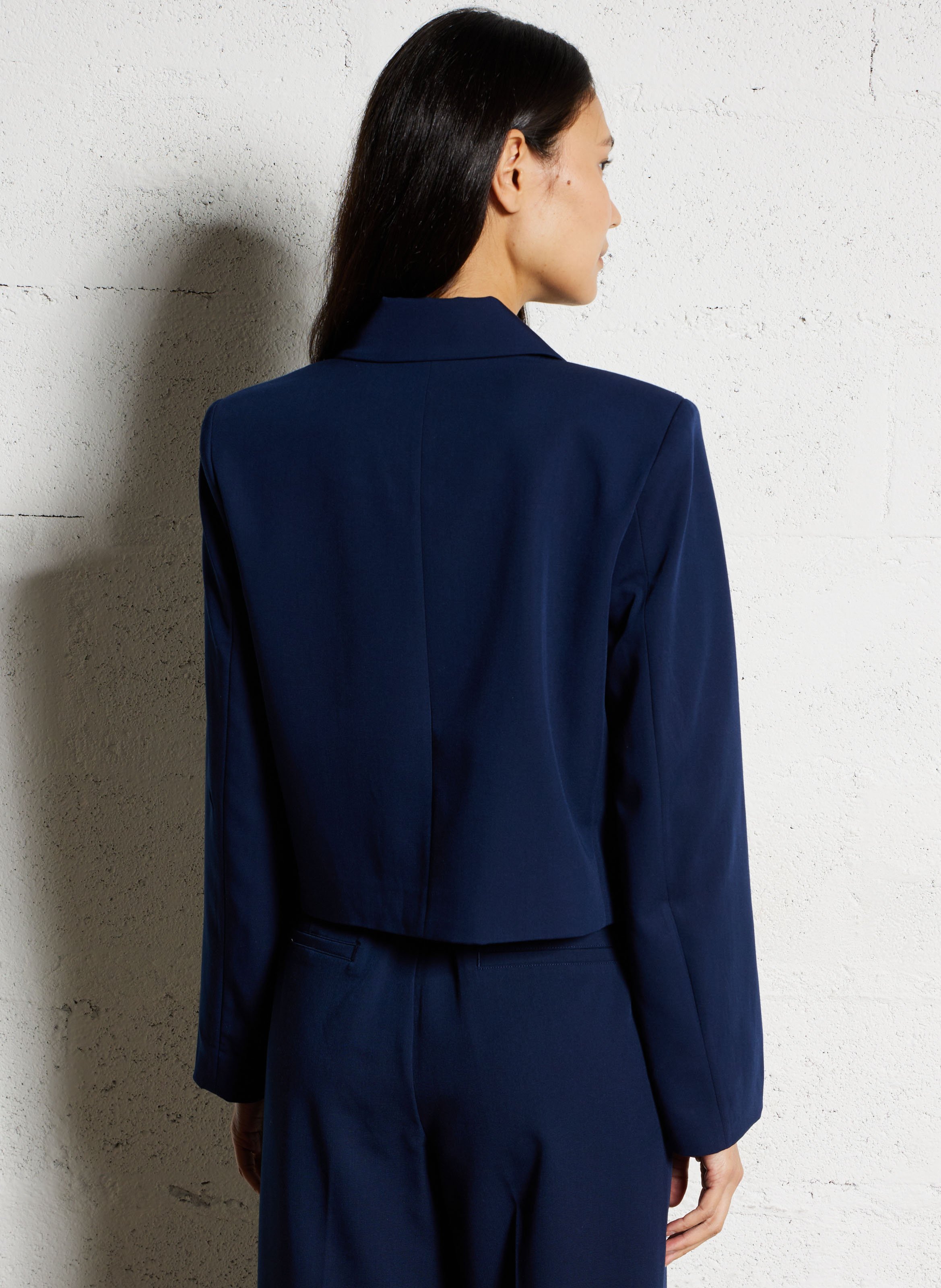 Blazer with tailored collar FABIENNE CHAPOT Blue