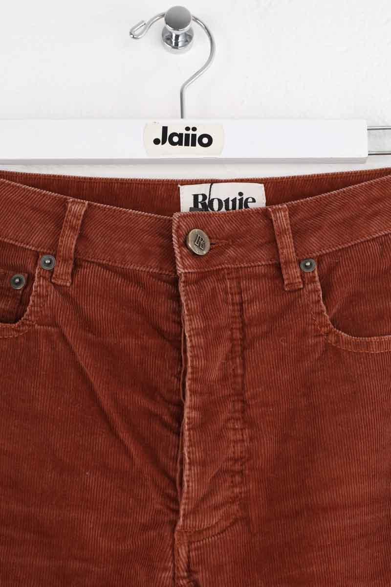 Slim-fit cotton cargo pants ROUJE - Seconde Main Brown