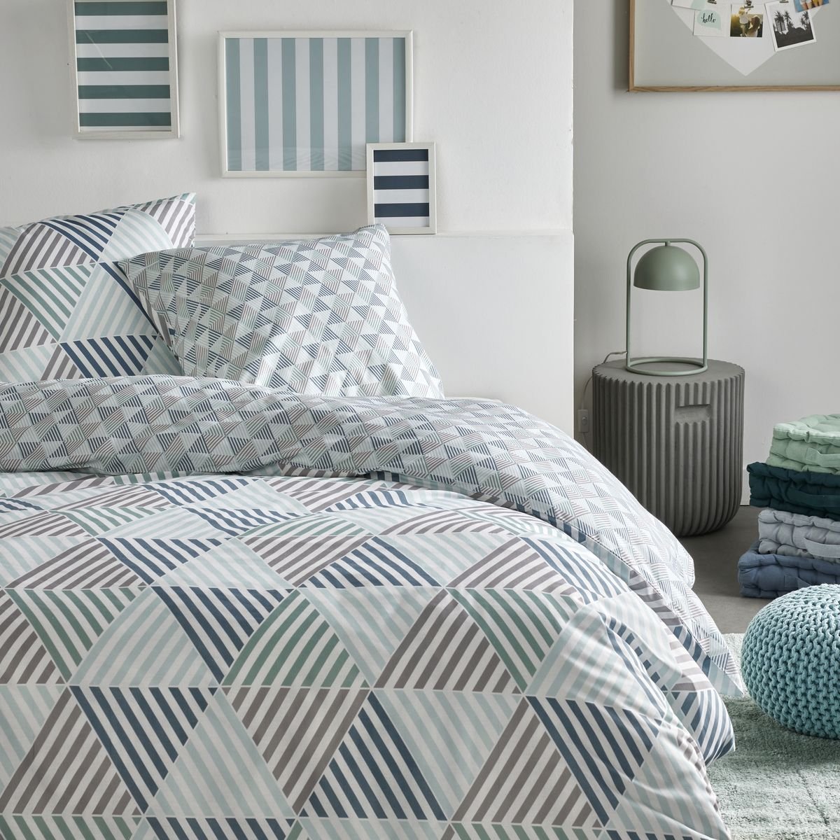 Printed bedding set TODAY LINGE DE MAISON Blue