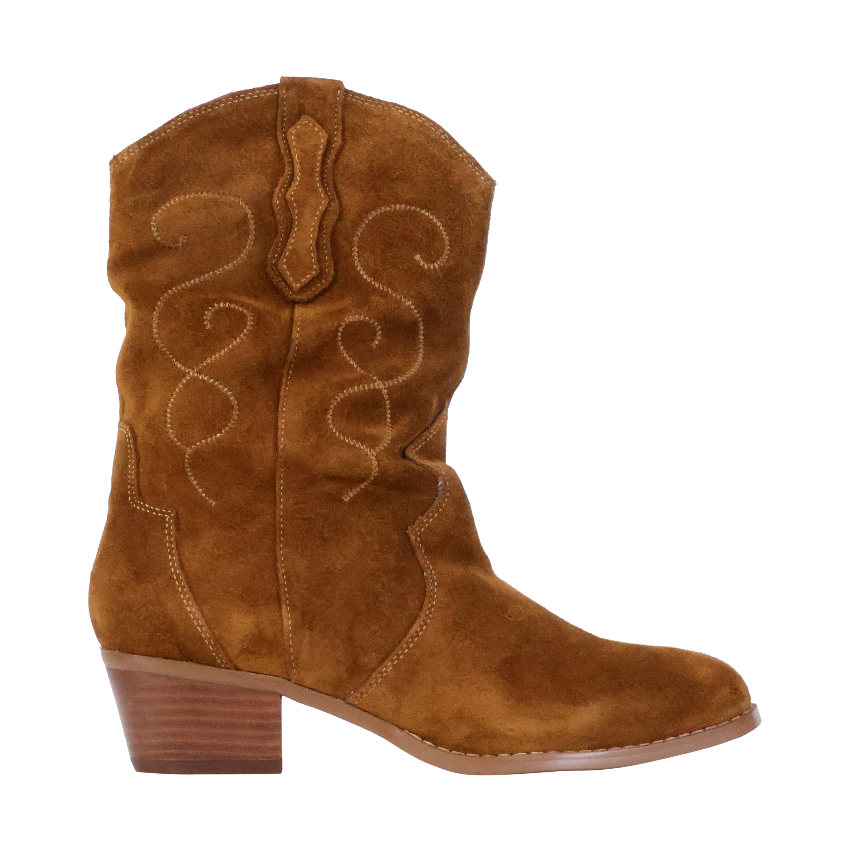 Ajisai leather ankle boots EMILIE KARSTON Brown