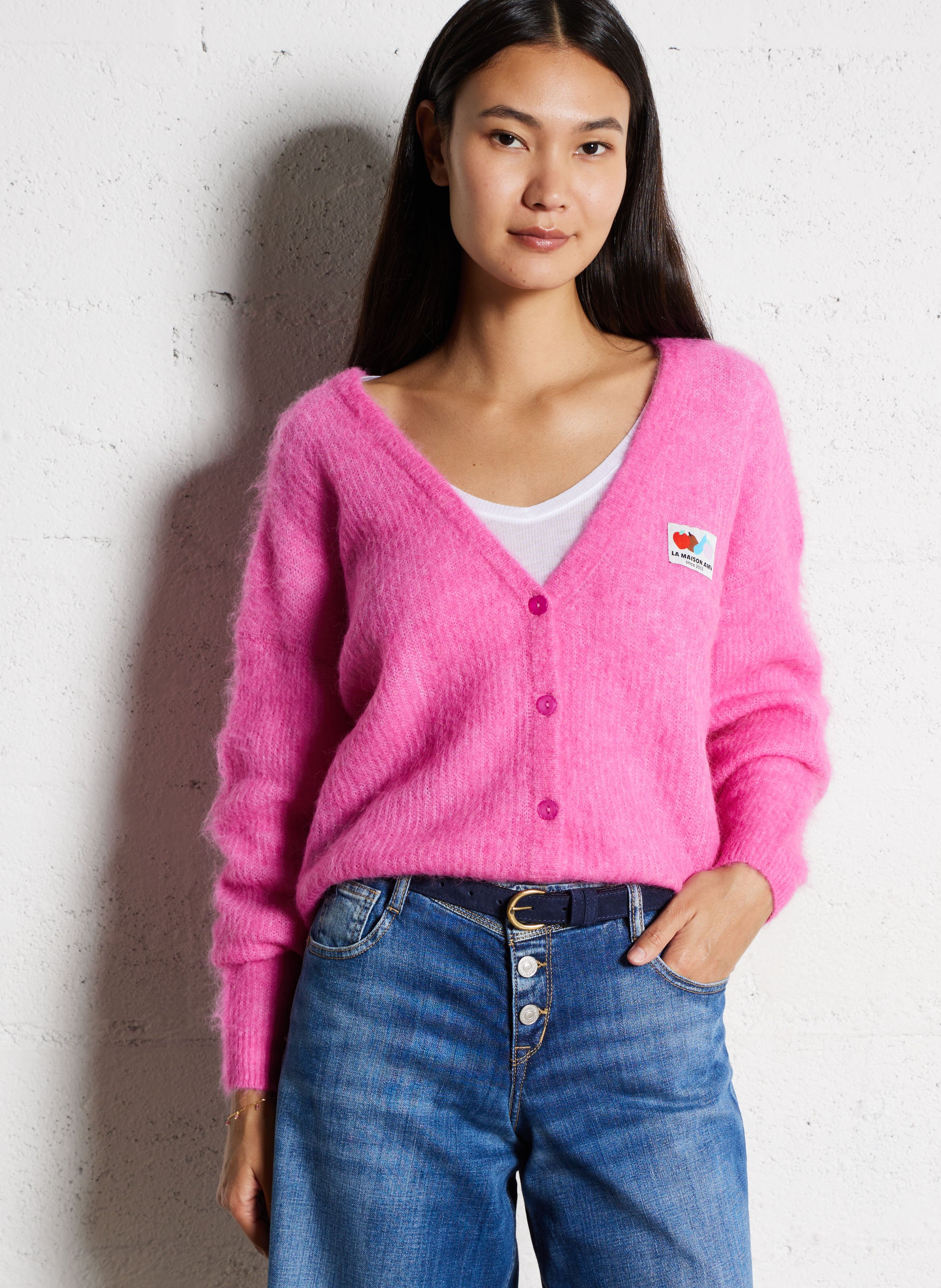 Gürtel aus Veloursleder Blau