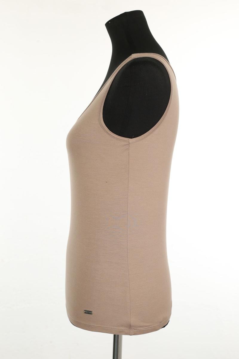 Sleeveless cotton top PAULE KA - Seconde main Brown