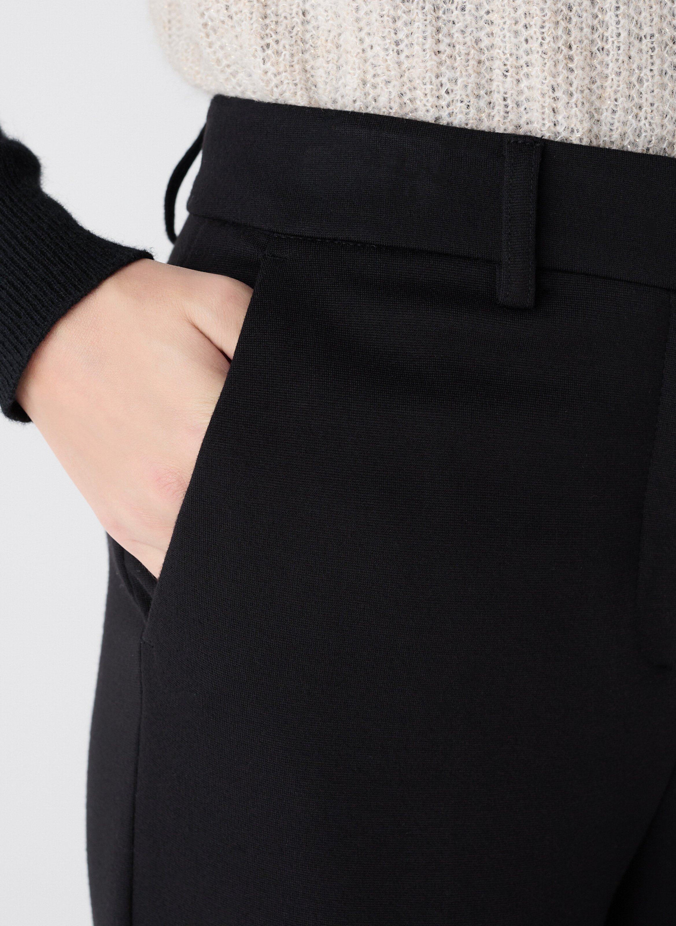 Carrot trousers CAROLL Black