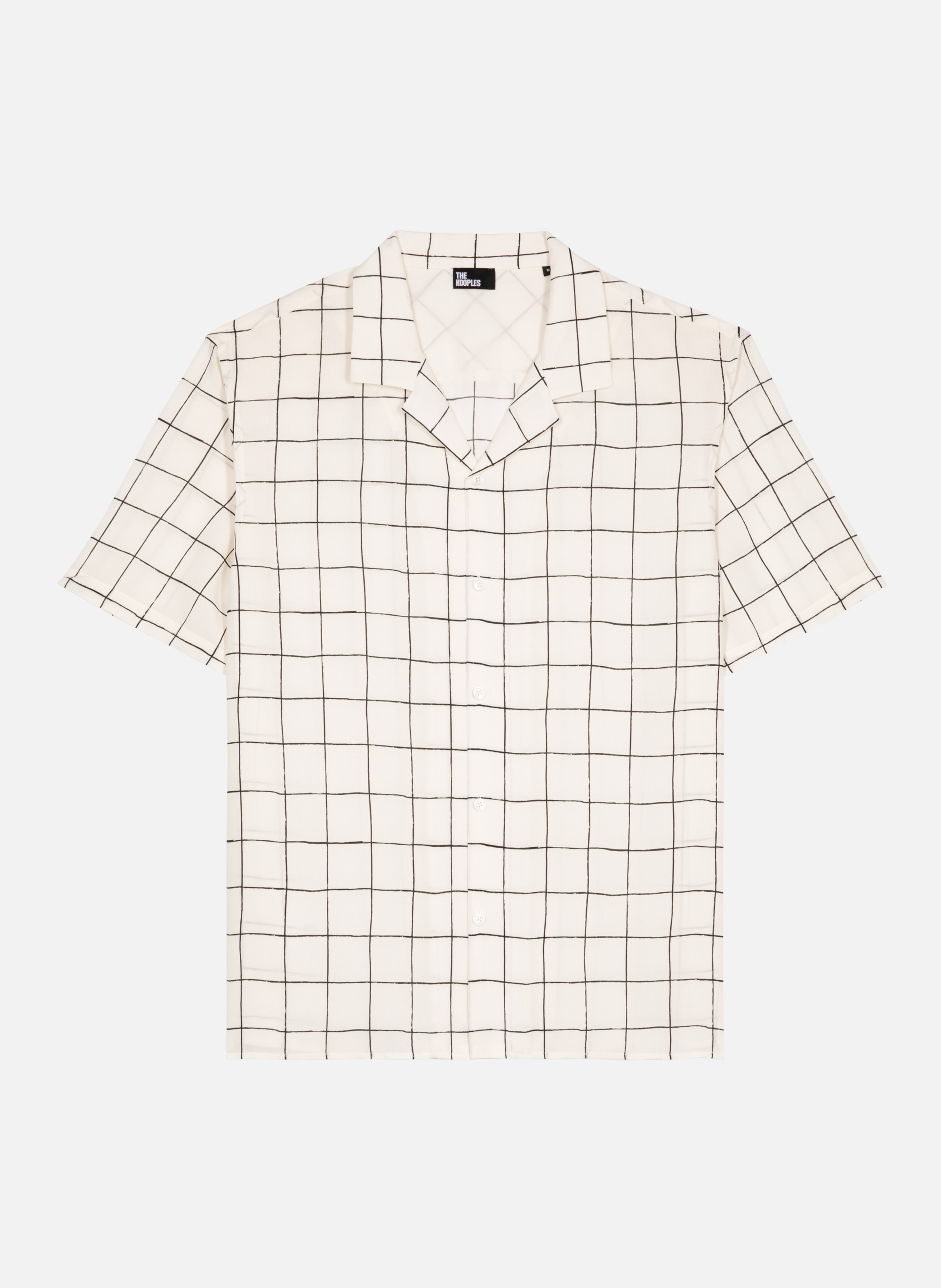 Checked short-sleeved shirt THE KOOPLES White
