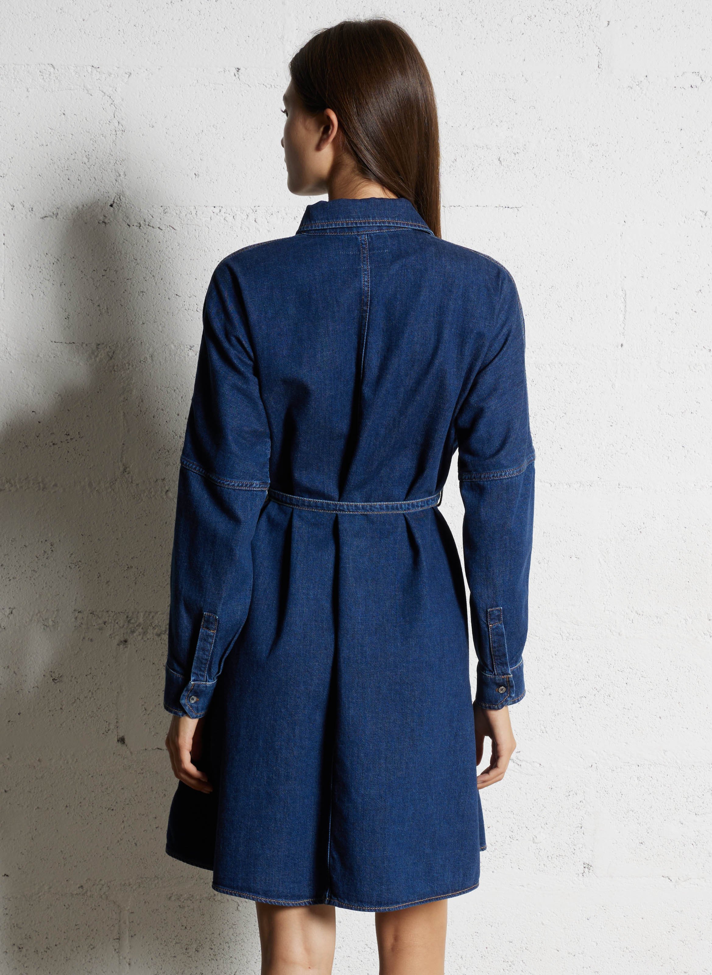 - Narrow tie straps- Racer back- Loose fit- Gathers- 100% cotton- Lined- Back length: 94 cm. MAX MARA WEEK END Blue