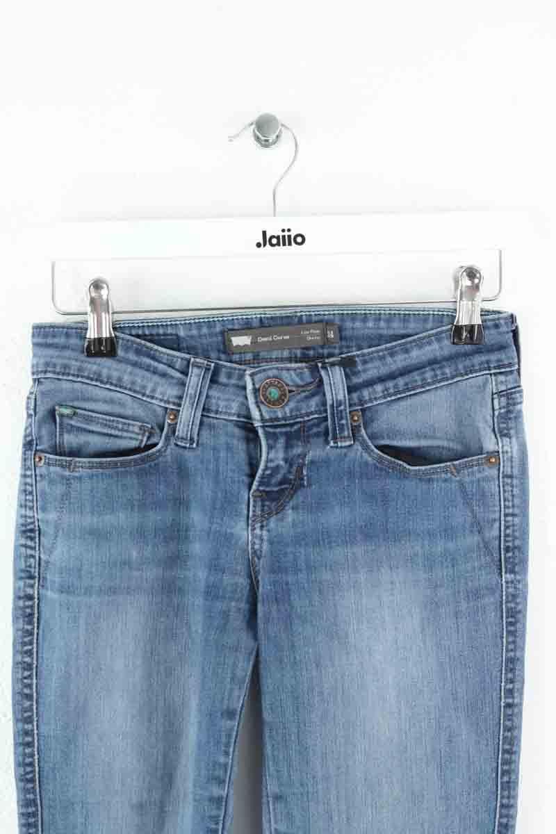 Cotton skinny jeans LEVI'S - Seconde main Blue