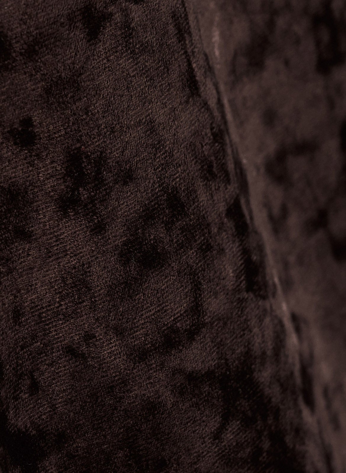 Pantalon patte d'eph en velours imprimé BA&SH Noir