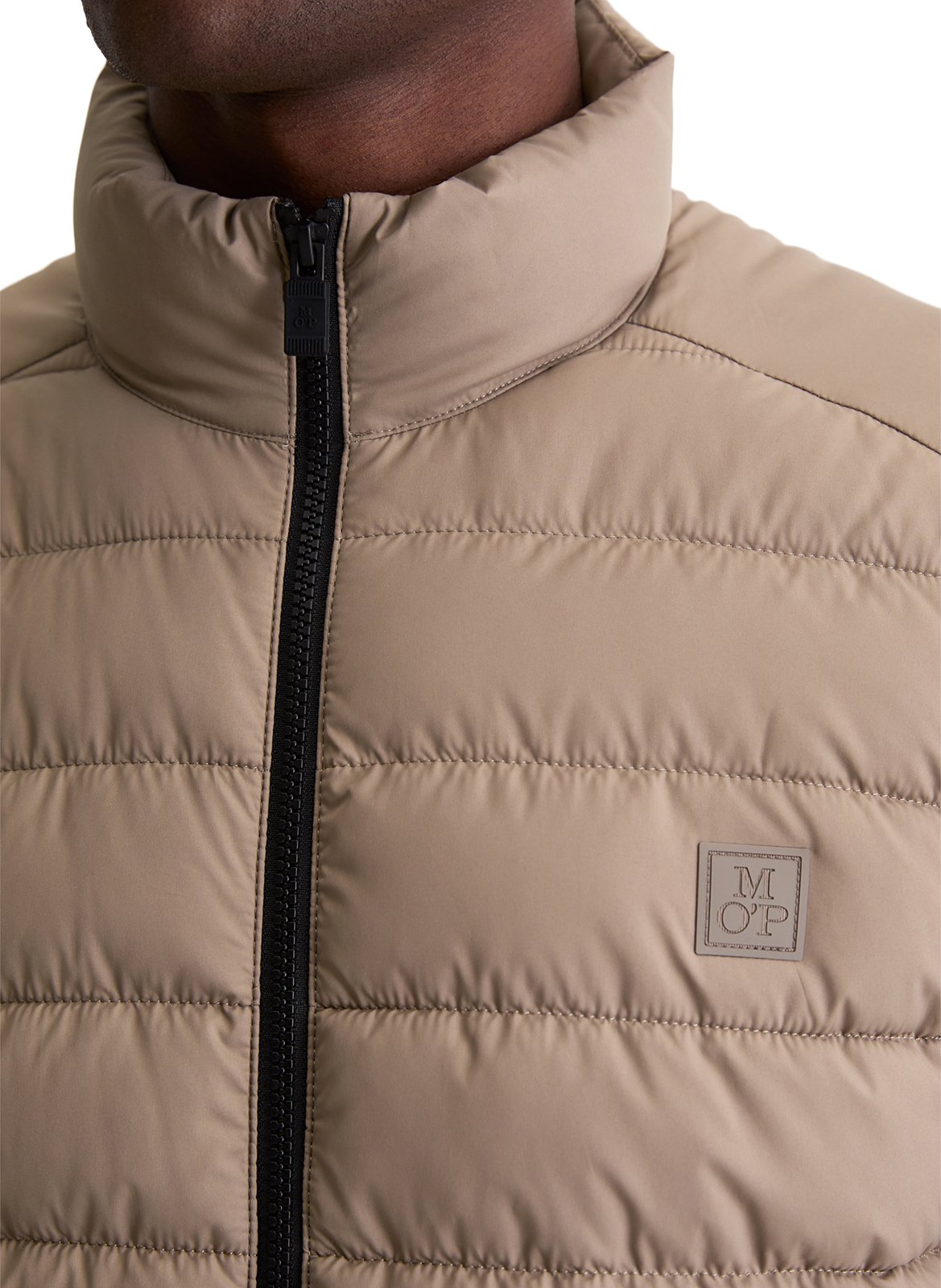 Doudoune droite col montant matelassée MARC O'POLO Marron