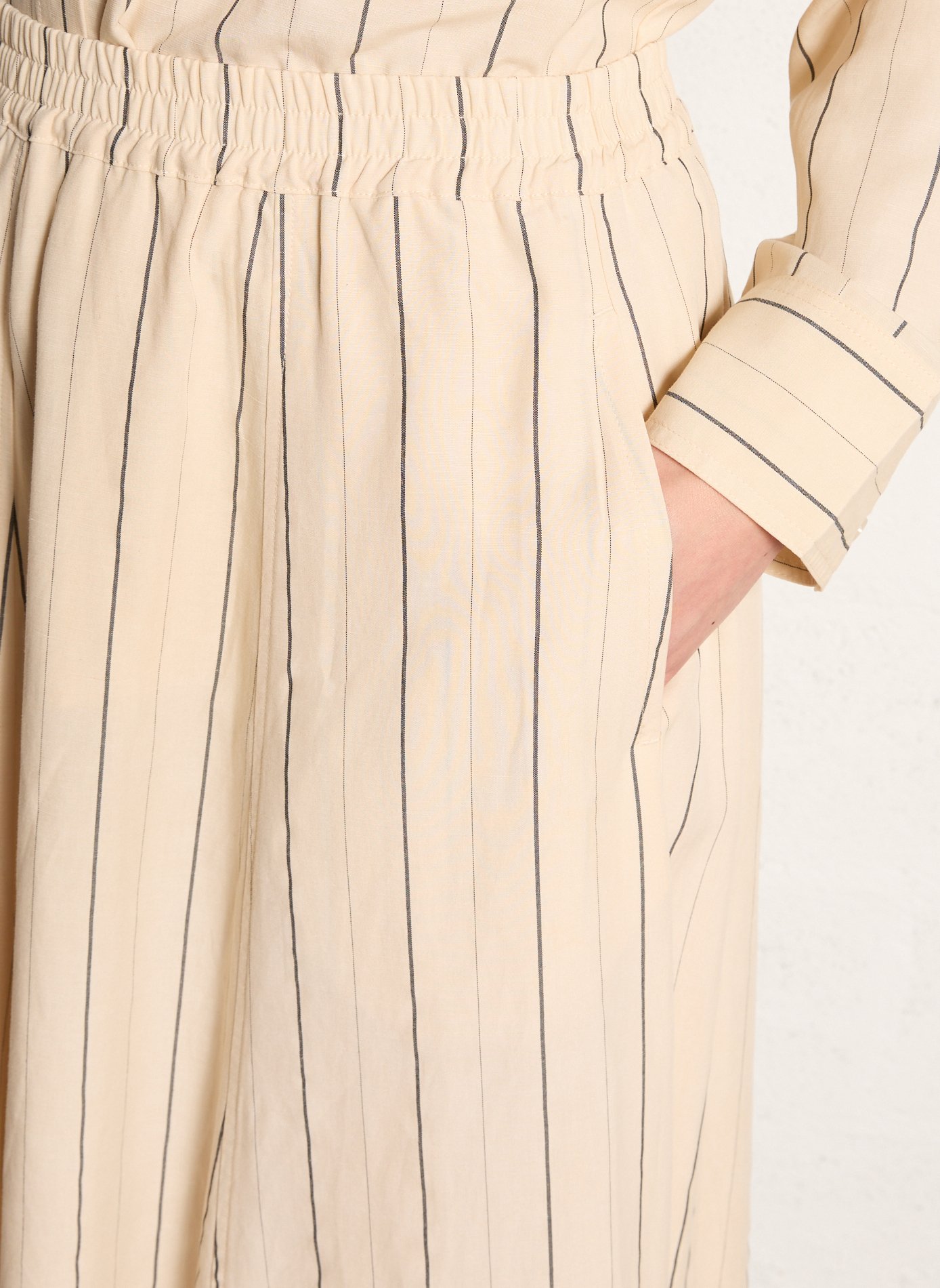 Jupe midi évasée rayée RUE DE TOKYO Multicolore