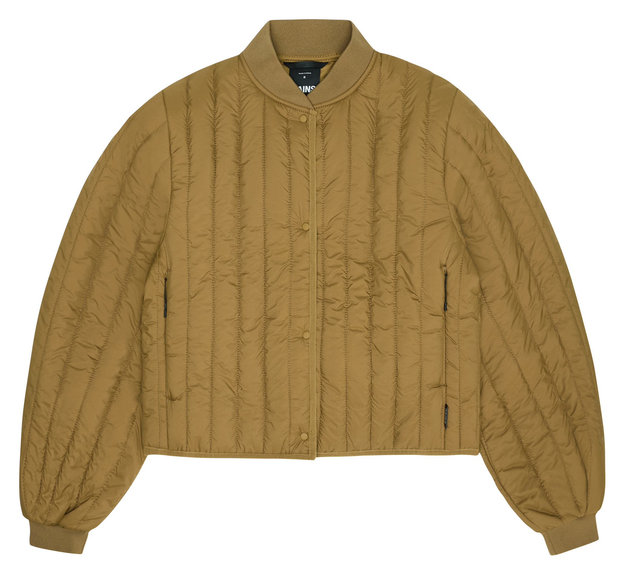 Veste droite col teddy matelassée RAINS