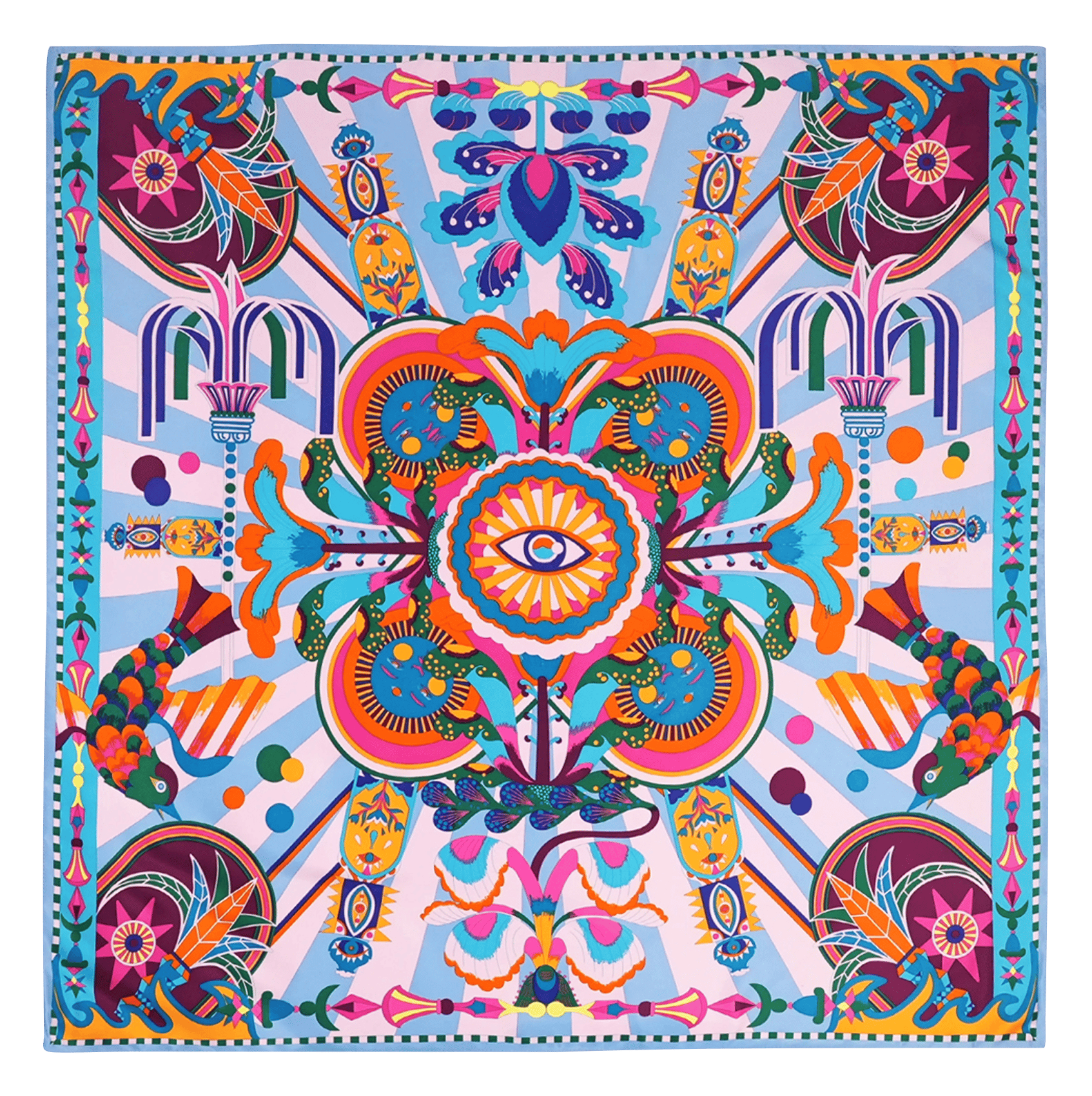 - 86 x 182 cm. WILD Blau